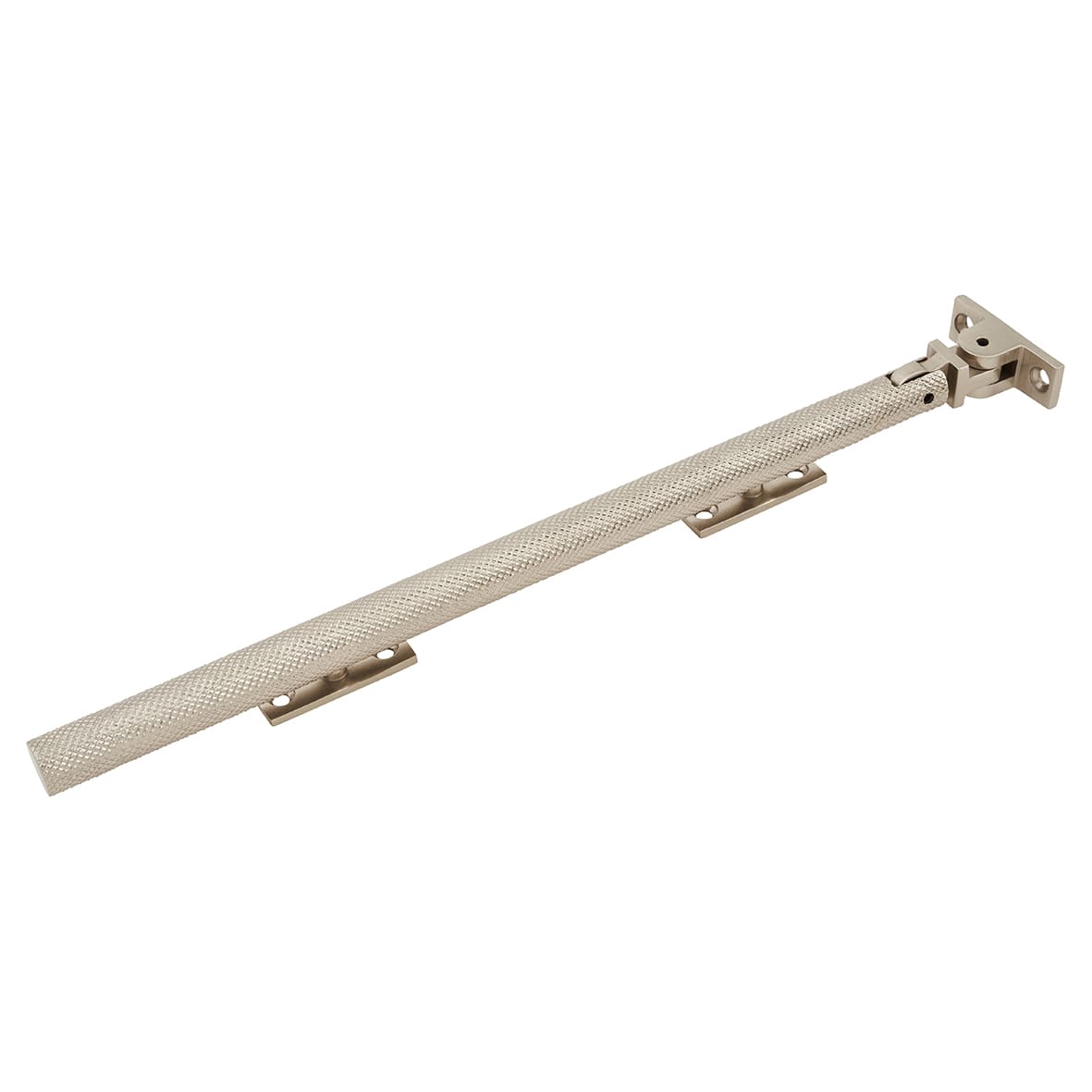 Willow Knurled Casement Window Stay - 12"/300mm Length - Satin Nickel - view 2