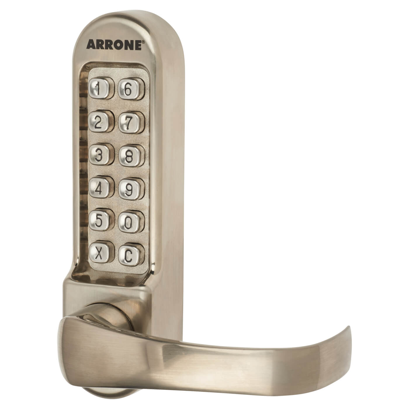 AR/D-515 Panic Access Code Lock - Brushed Stainless Steel - view 2