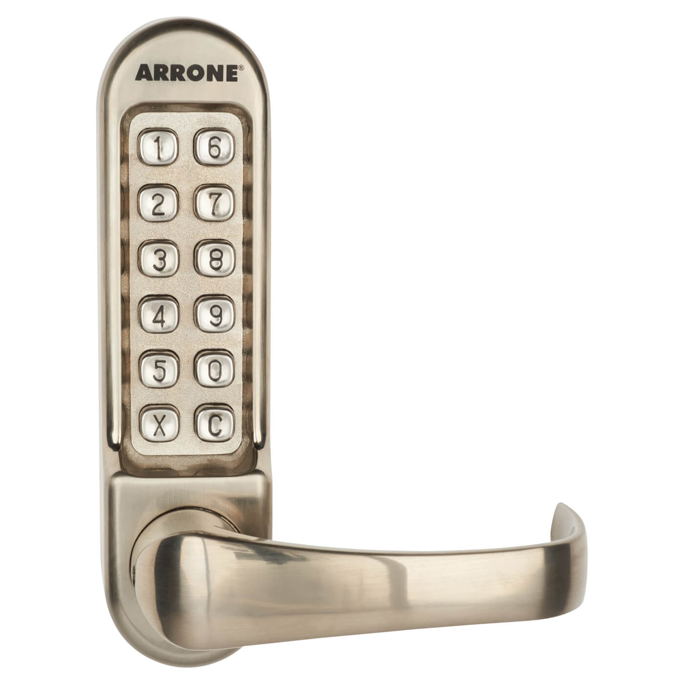 AR/D-515 Panic Access Code Lock - Brushed Stainless Steel - view 3