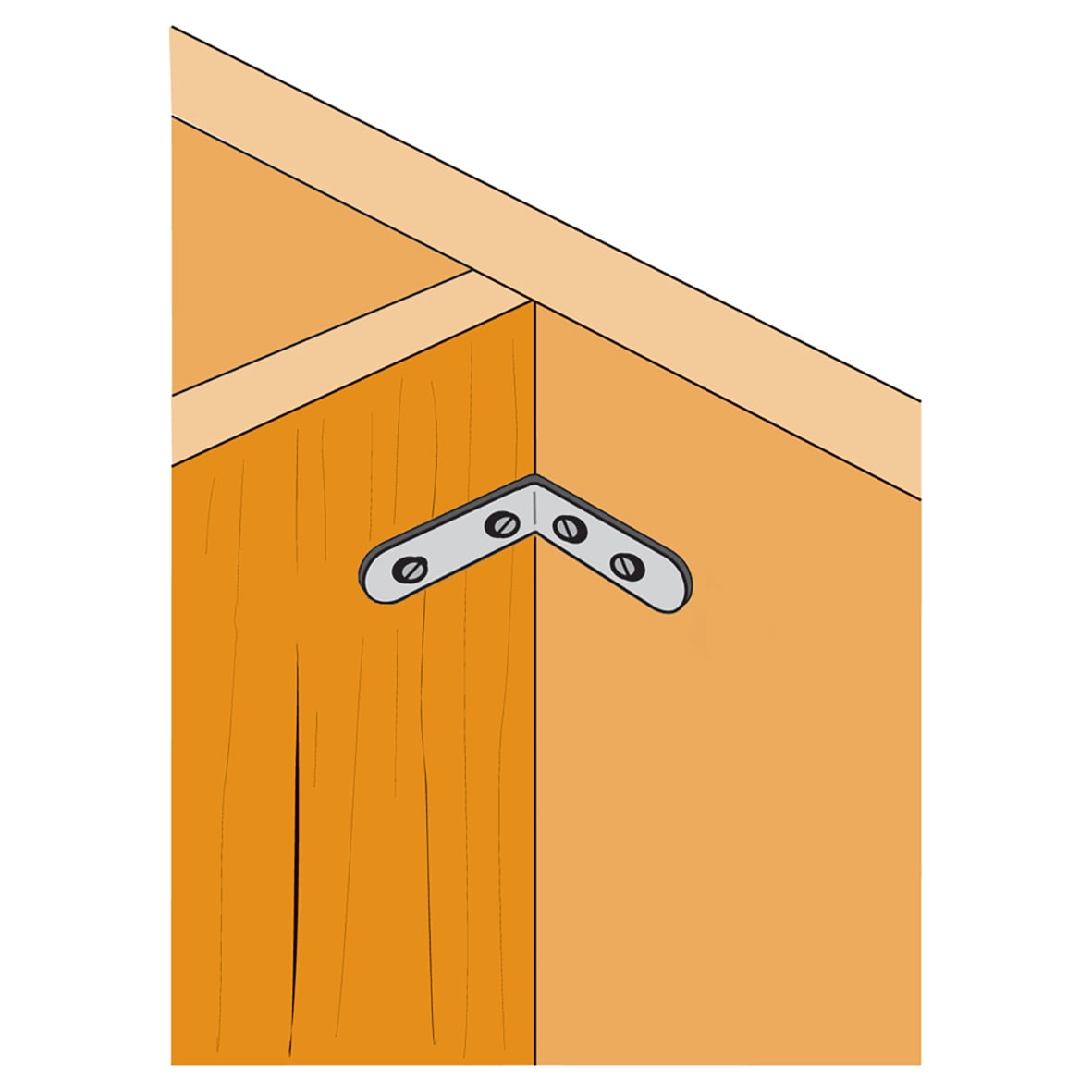 Light Duty Angle Bracket - 60 x 60 x 15mm - view 4