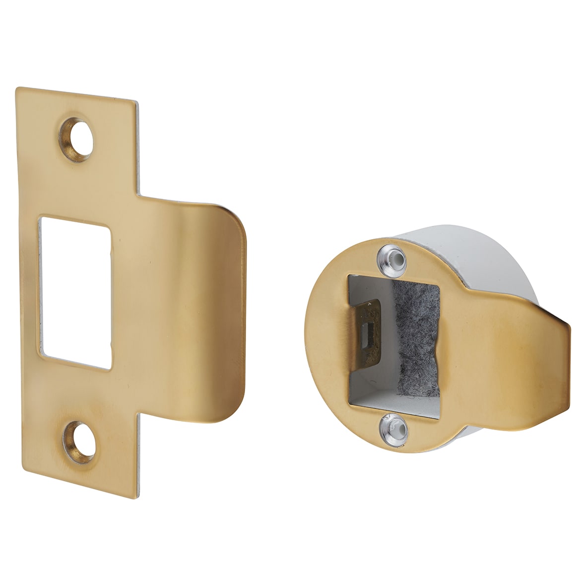 Quick Latch Passage Tubular Latch - 71mm Case - 57mm Backset - Round - Polished Brass - view 3