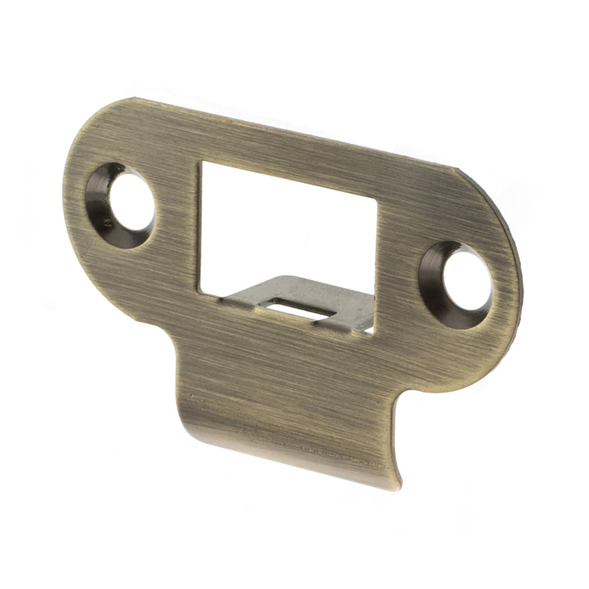Fire-Rated Tubular Latch - 63mm Case - 45mm Backset - Radius - Antique Brass - view 3