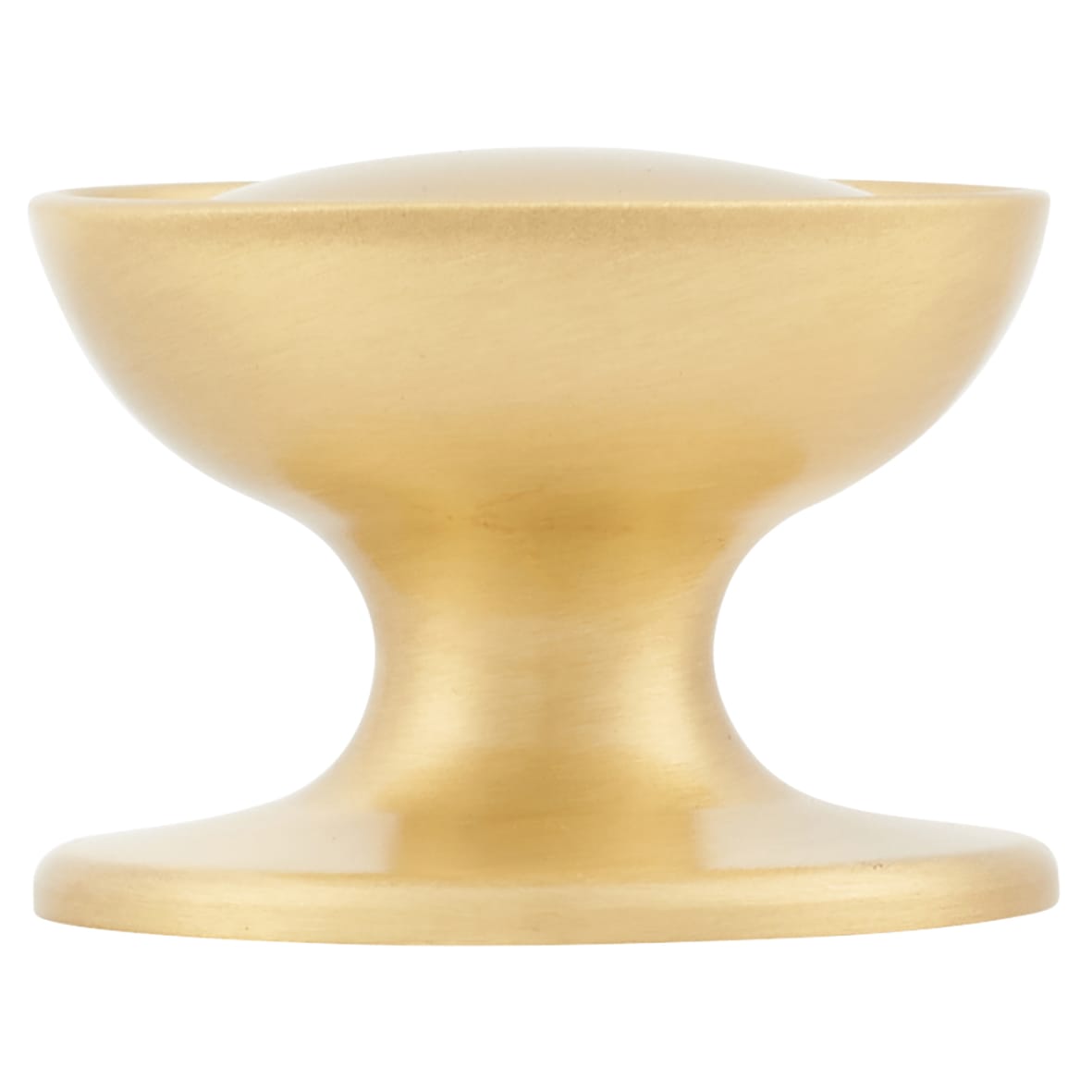 Marcus Surrey Round Cabinet Knob - 38mm Diameter - Satin Brass - view 2