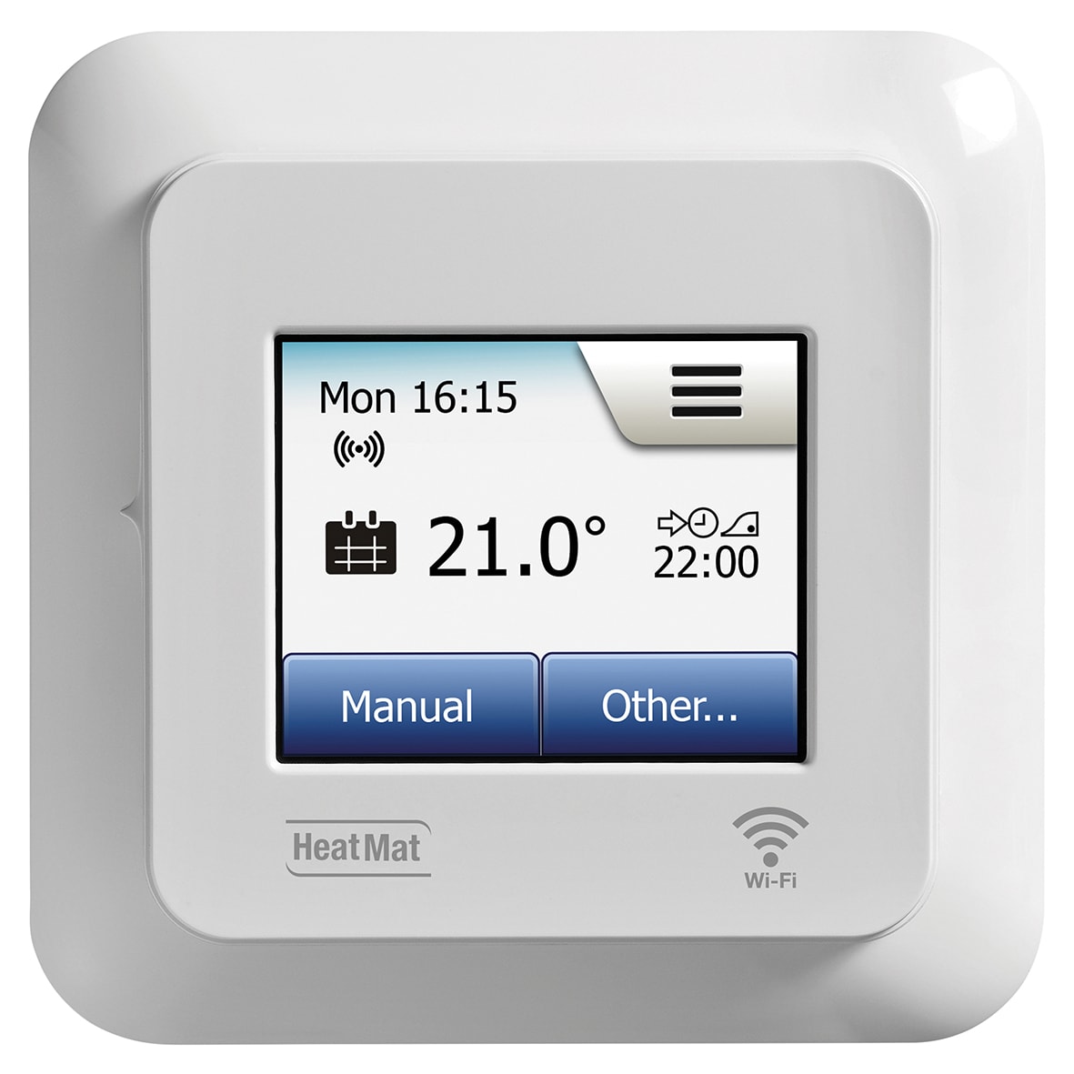 NGT-3.0-WiFi 16A App Controlled Thermostat for Electric Underfloor Heating - White - view 2