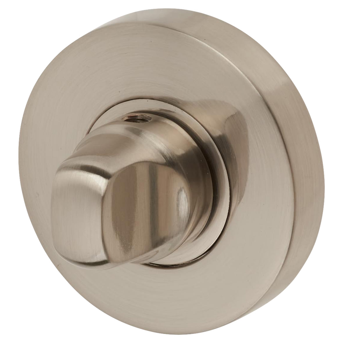 Bathroom Turn & Release - 52mm Diameter - Satin Nickel - view 4