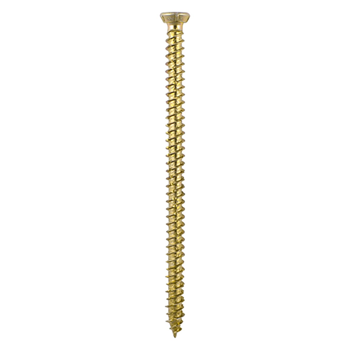 Multi-Fix Screw - Countersunk - Yellow Passivated - 7.5 x 80mm - Pack of 100 - view 2