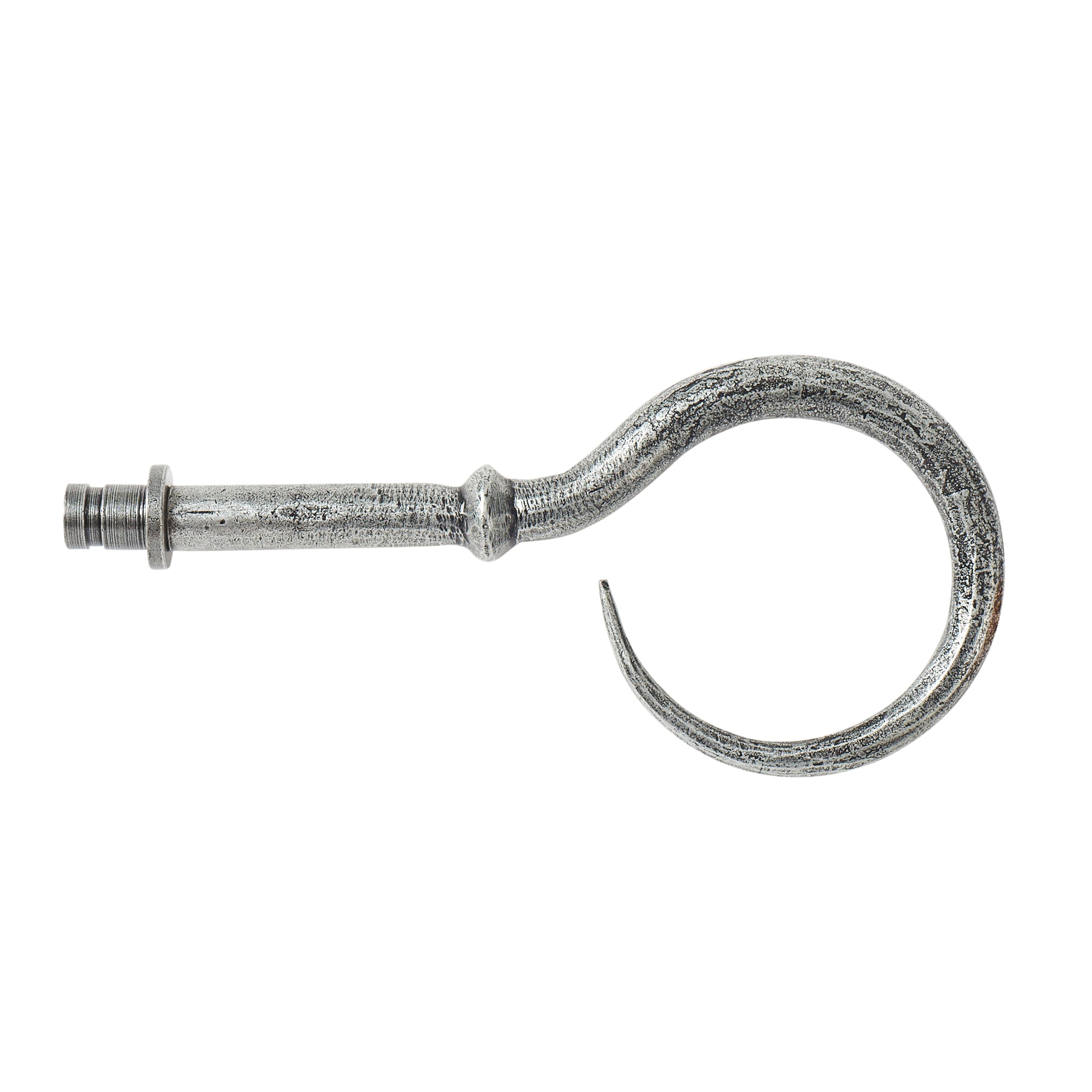 Hook Curtain Finials - Pewter - view 2