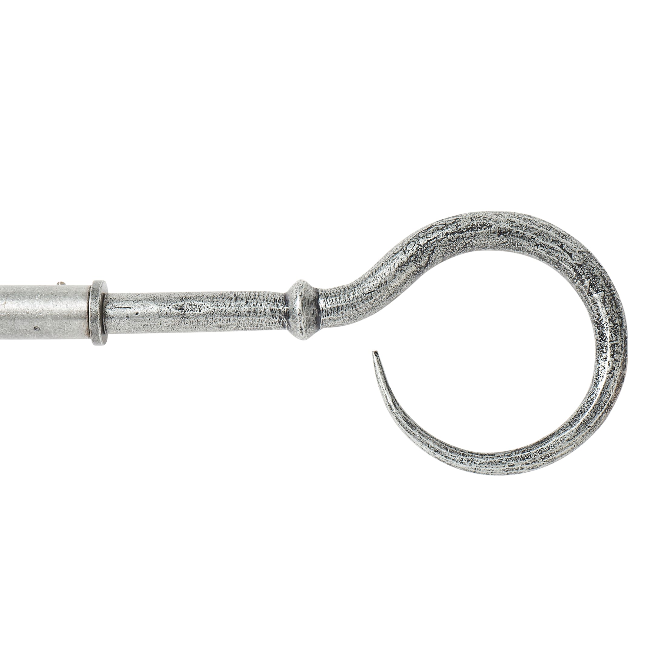 Hook Curtain Finials - Pewter - view 3