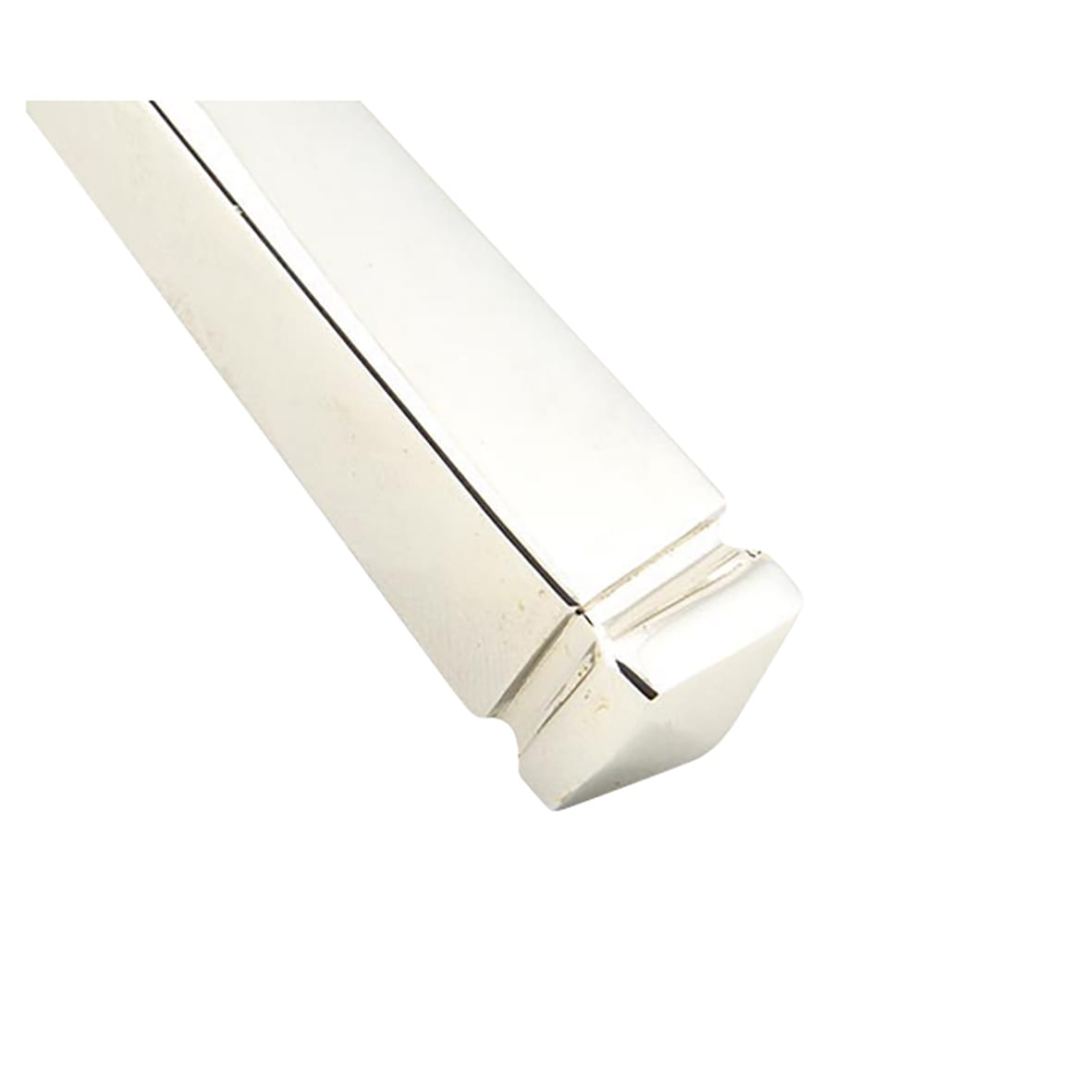 Polished Nickel Bathroom Door Handles - Avon Range - 152 x 48mm - view 3