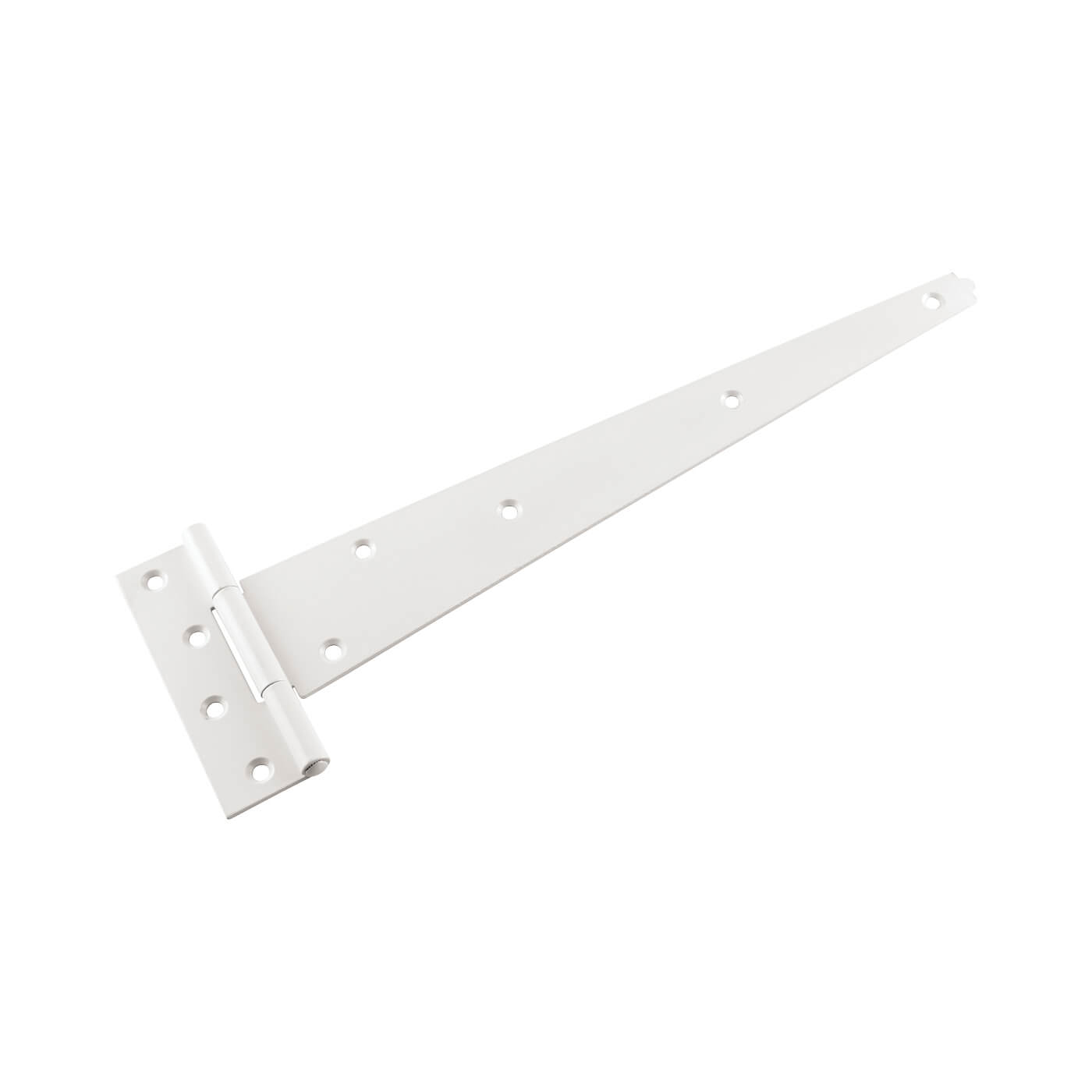 Strong Heavy Duty Gate/Door Tee Hinge - 400 x 27mm - White - Pair - view 2