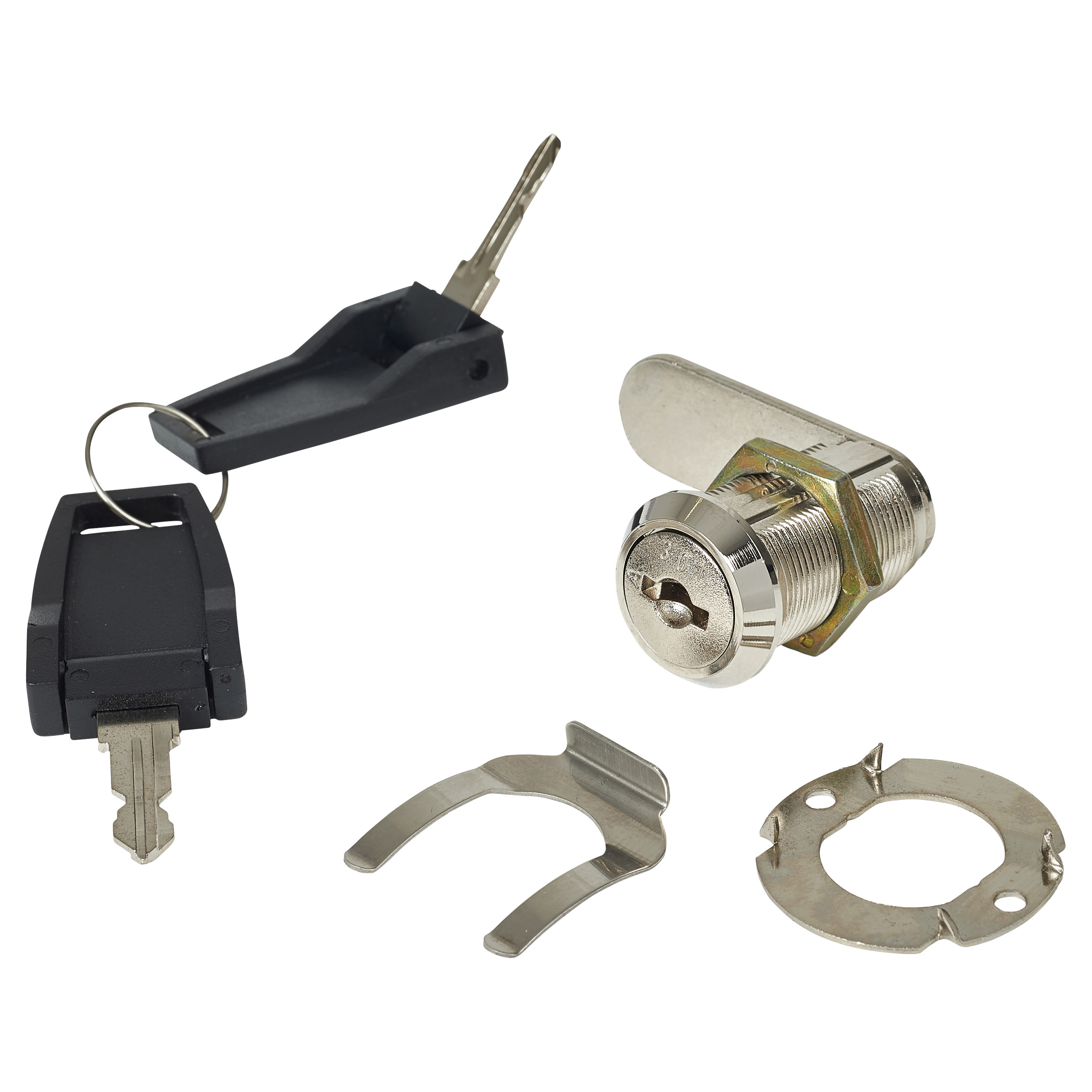 Cam Lock - 19 x 30mm - Keyed Alike - Differ 1 - Nickel Plated - view 2
