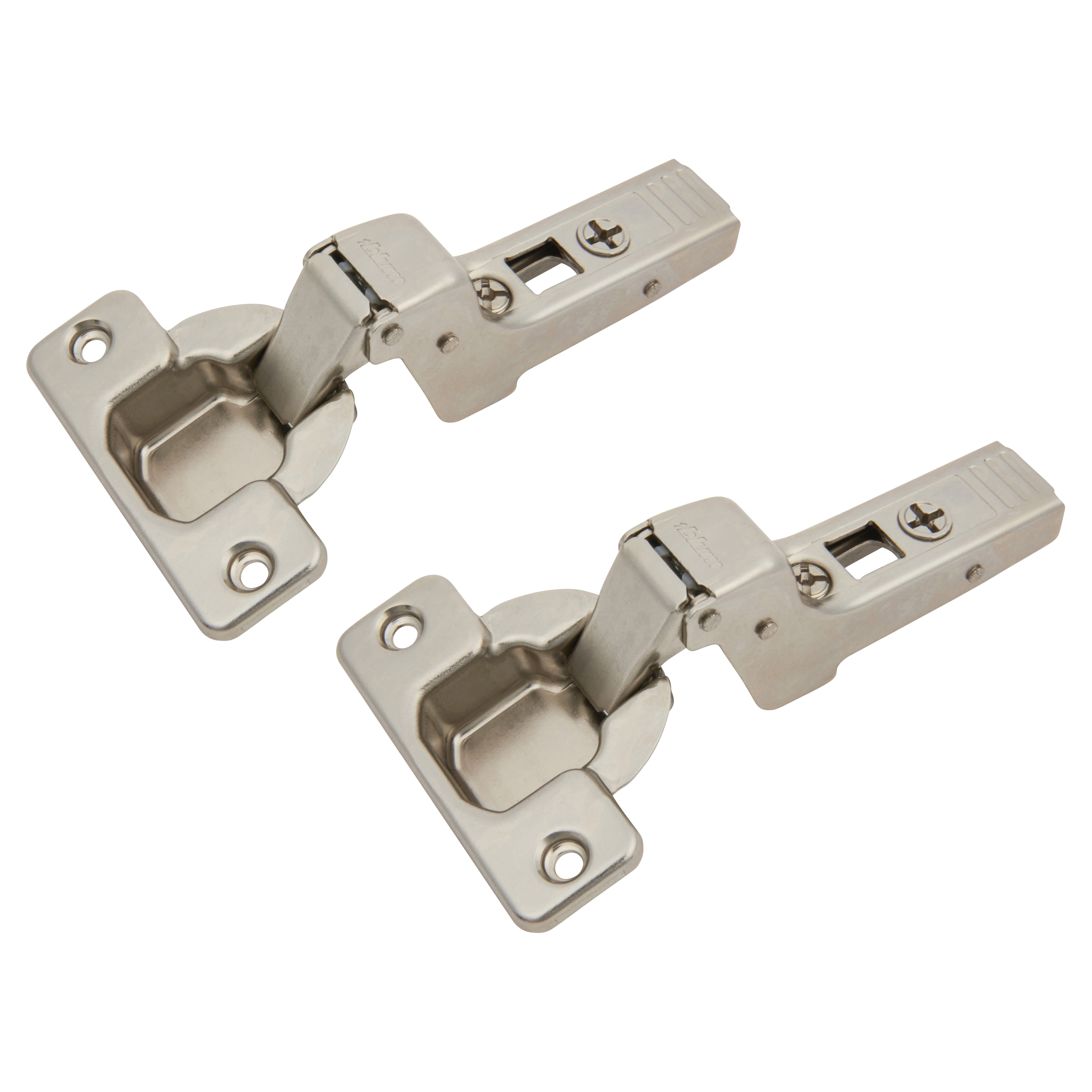 CLIP Top Cabinet Hinge - 107° - Sprung - Inset - Zinc Plated - Pair - view 2