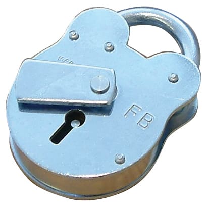 Fire Brigade FB1 Padlock - 50mm - Galvanised - view 2