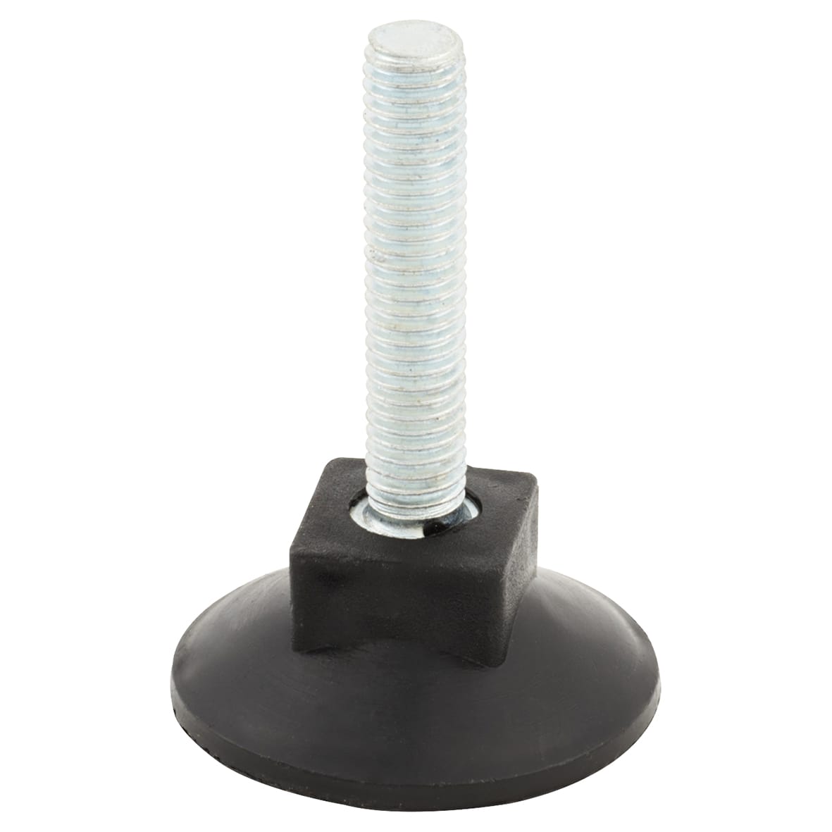 Adjustable Load Feet - M8 x 40mm - 100kg Maximum Weight - Bright Zinc Plated - Pack of 4 - view 2