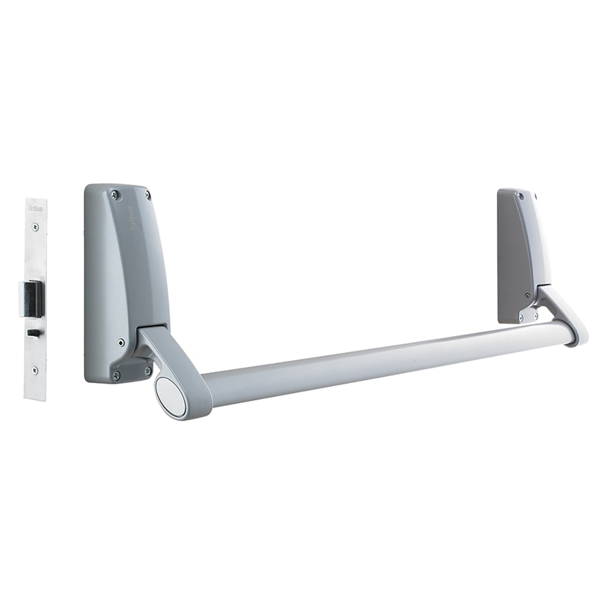 379.N Push Bar Panic Exit with Mortice Nightlatch - Timber Door - view 2