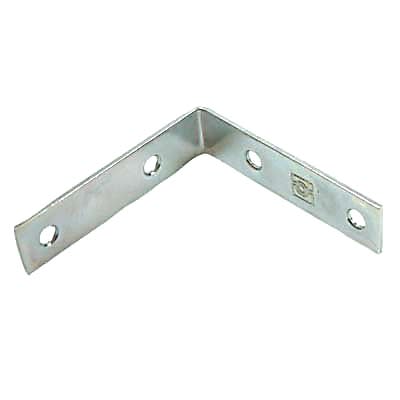 Corner Angle Bracket - 63 x 63 x 15mm - Zinc Plated - Pack of 10 - view 2