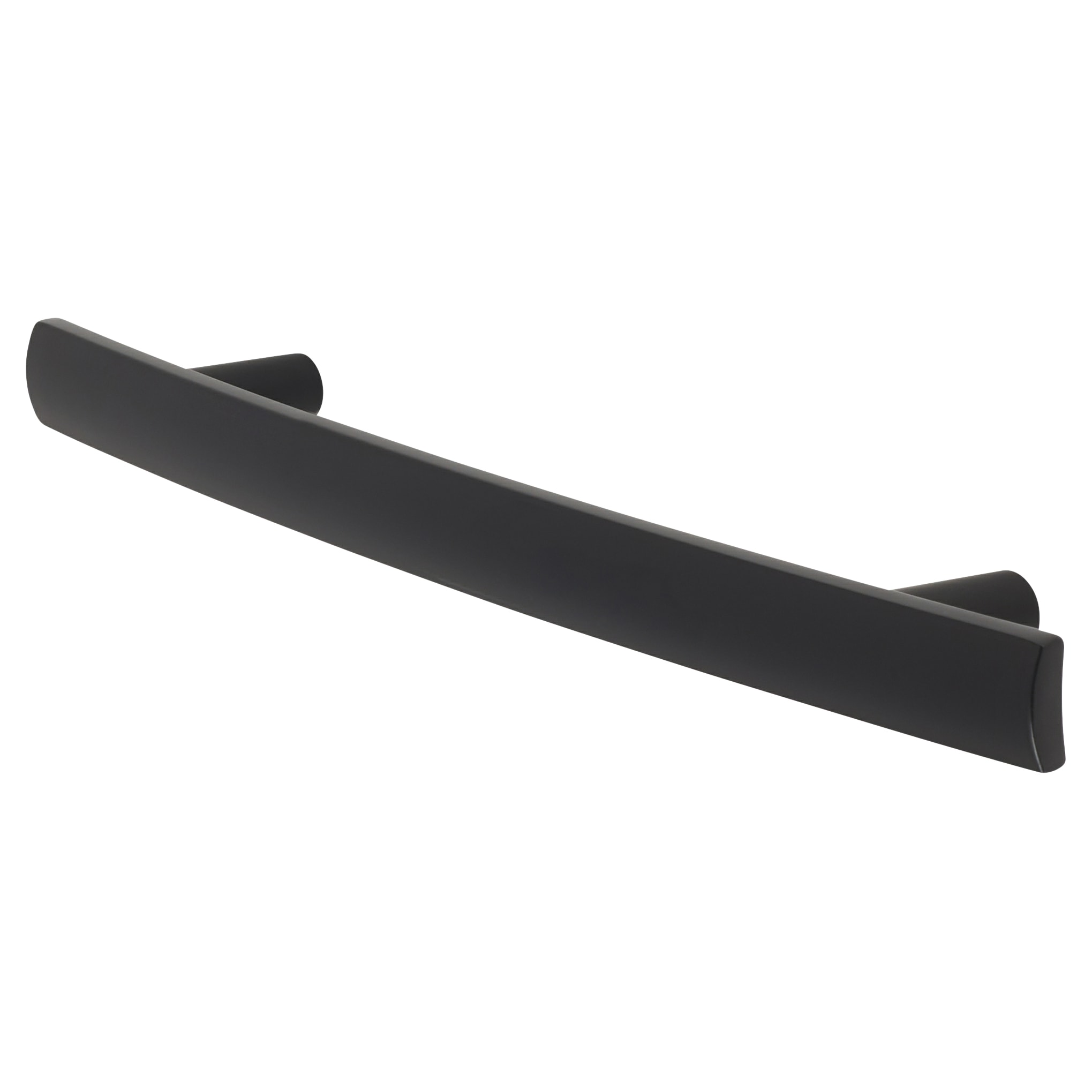 14mm Curved T-Bar Cabinet Pull Handle - 76mm Centres - Matt Black - view 4