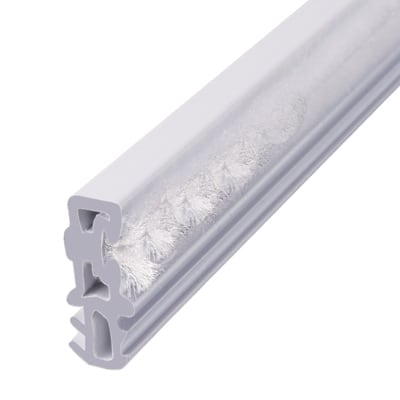 Sash Window Brush Parting Bead - 3000mm Length - White - view 2