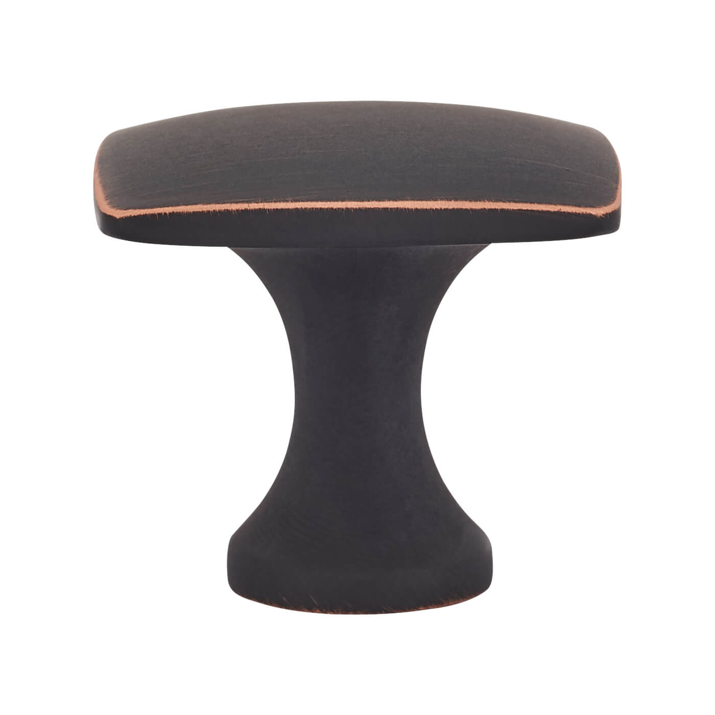 Rayon Square Cabinet Knob - 35 x 35mm - Brushed Oil Rubbed Bronze - view 3