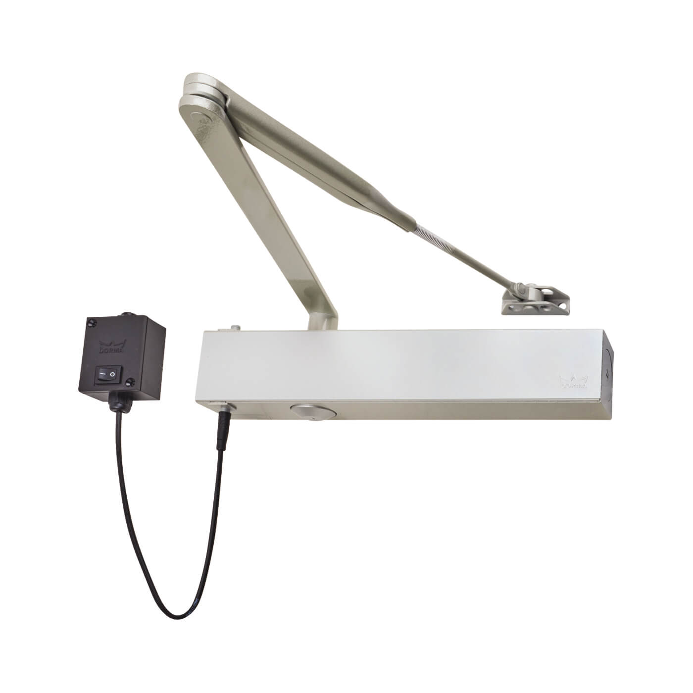 TS73EMF Electromagnetic Fire Door Closer - Power Size 4 - Silver - view 2