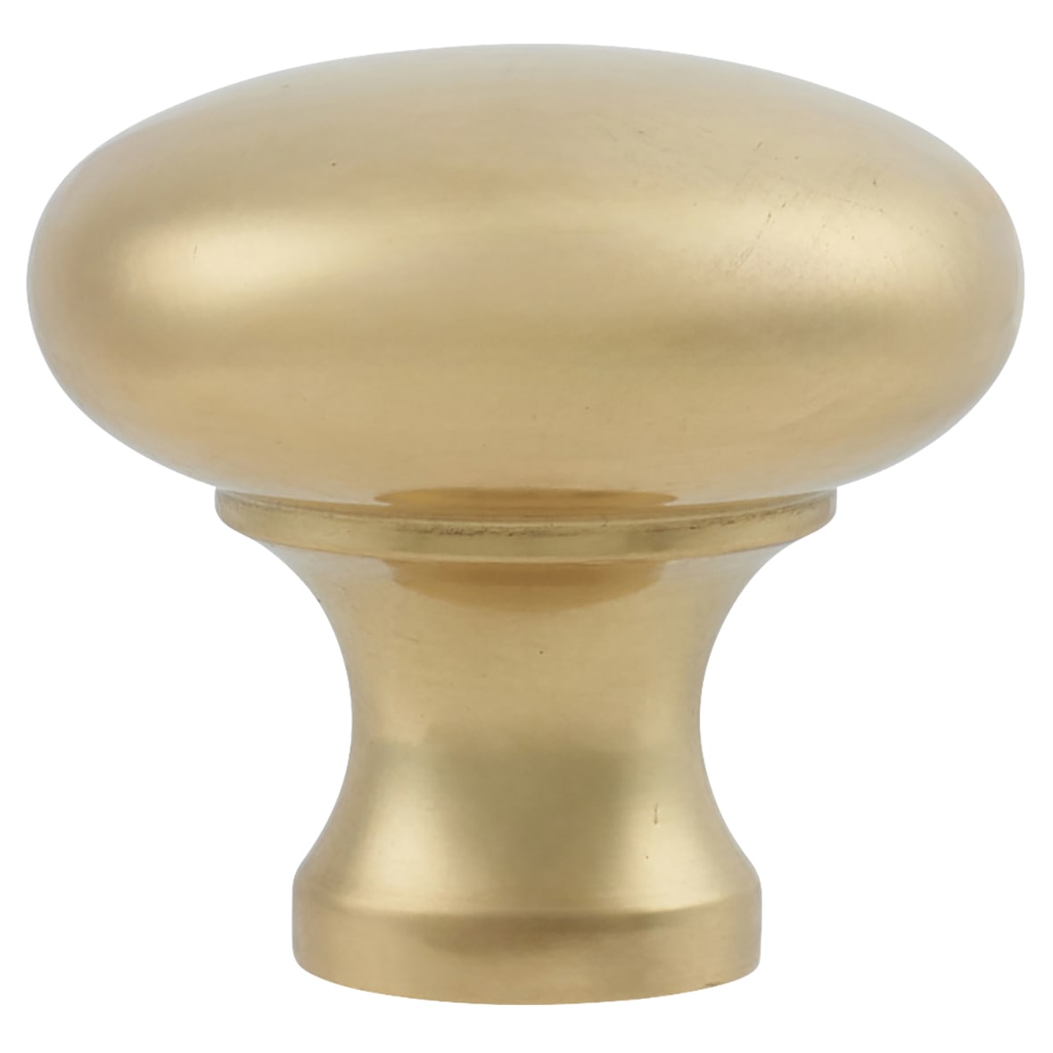Wade Round Cabinet Knob - 32mm Diameter - Polished Brass - view 2