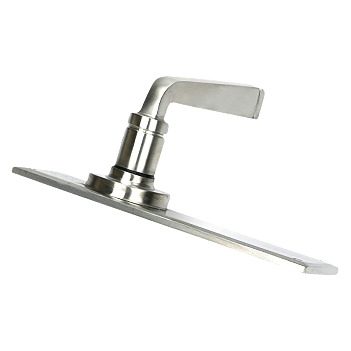 Satin Stainless Steel Latch Door Handles - Avon Range - 152 x 48mm - view 2