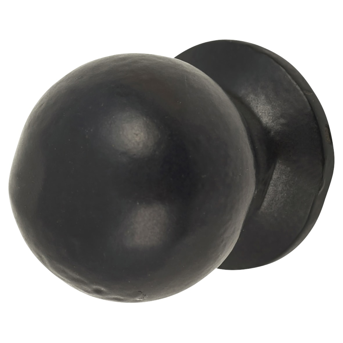 Ball Cabinet Knob - 30mm Diameter - Black Iron - view 2