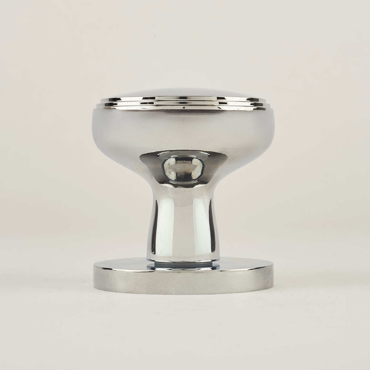Polished Chrome Classic Mortice Door Knob - 60mm Rose Diameter - view 3
