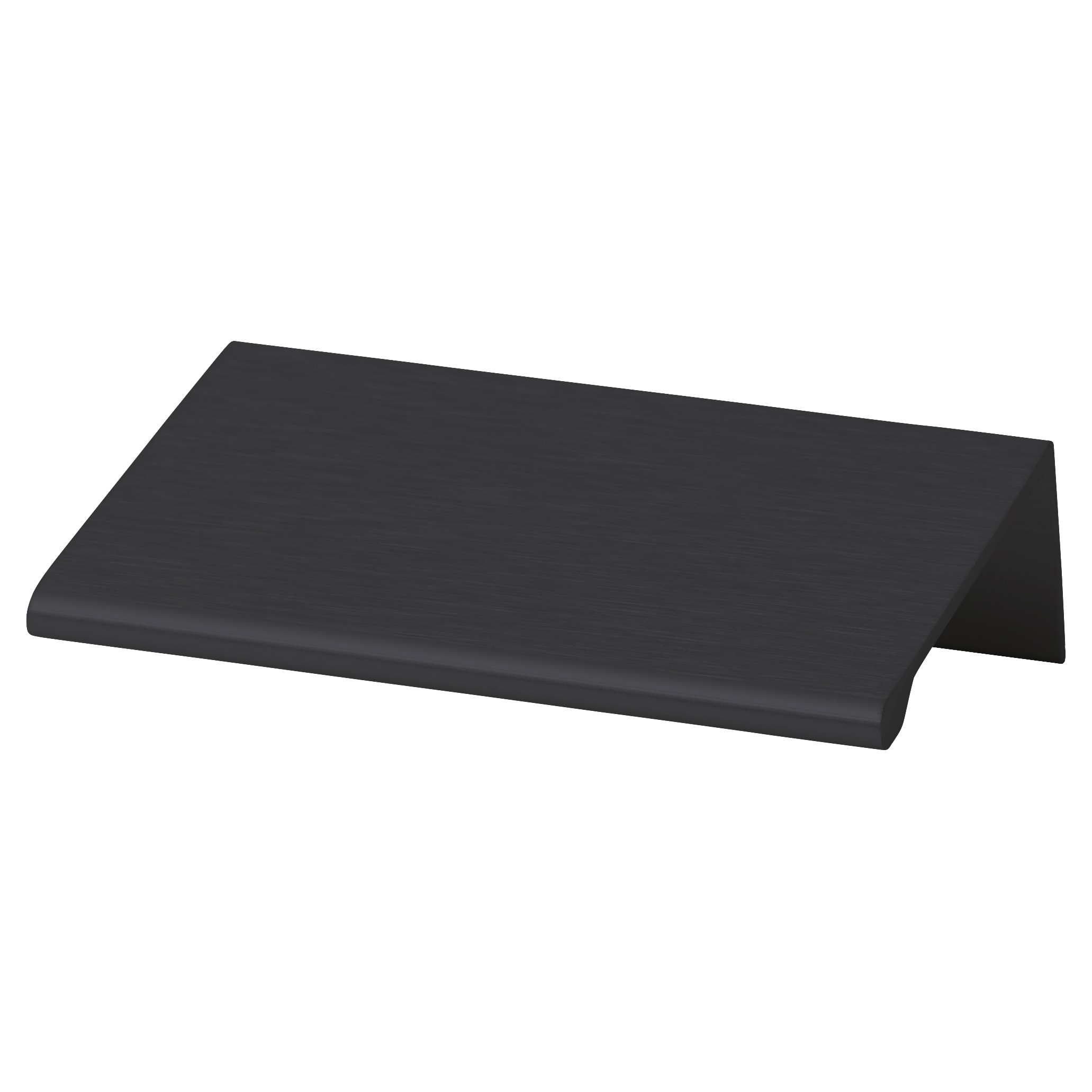 Serva Lipped Edge Cabinet Pull Handle - 32mm Centres - Black - view 2