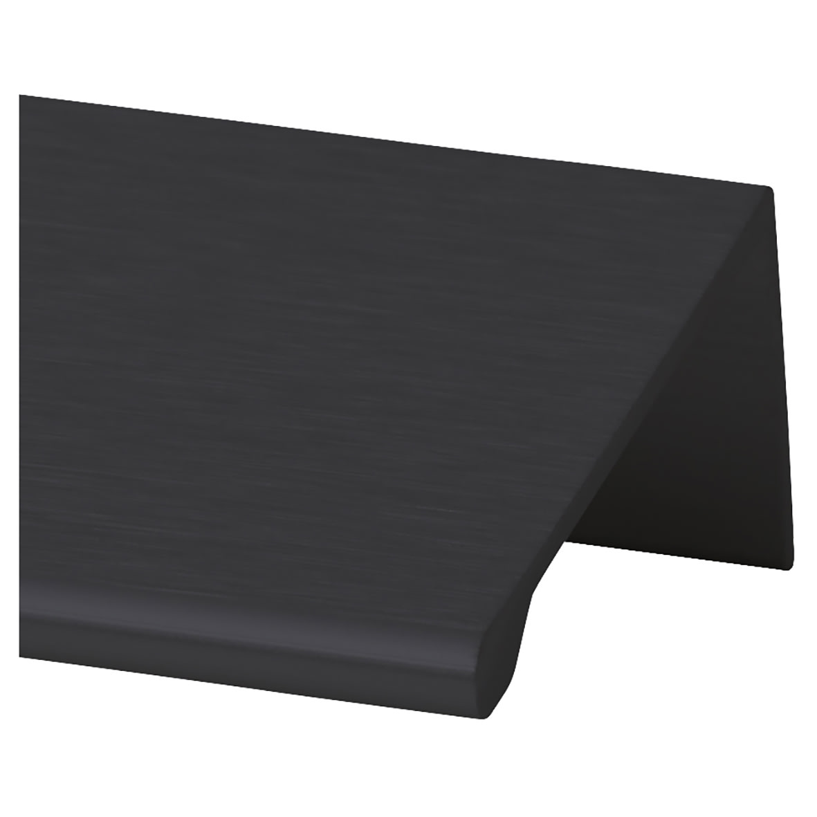 Serva Lipped Edge Cabinet Pull Handle - 32mm Centres - Black - view 7