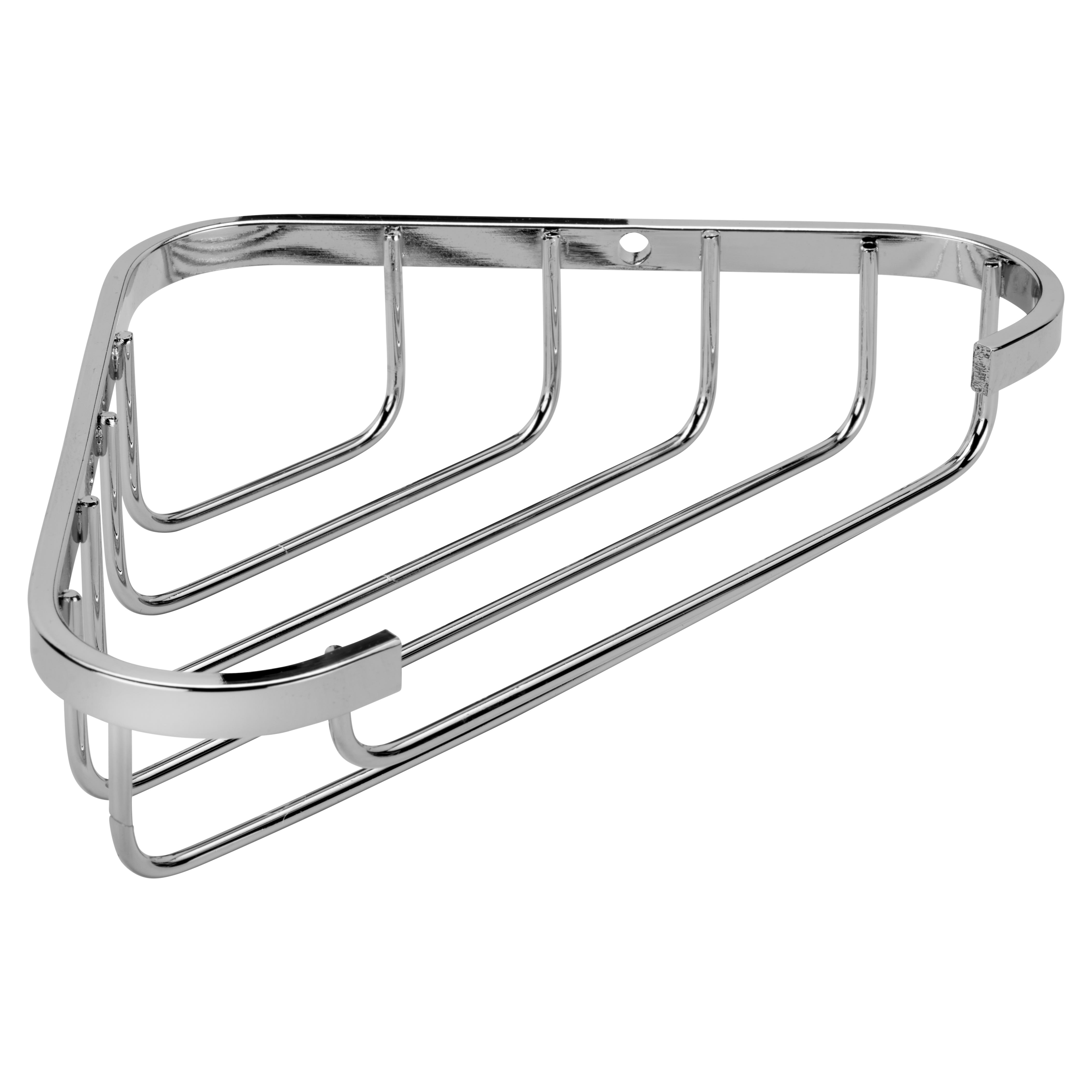 Wirework Small Corner Shower Soap Dish Basket - 40 x 195 x 120mm - Stainless Steel - view 3