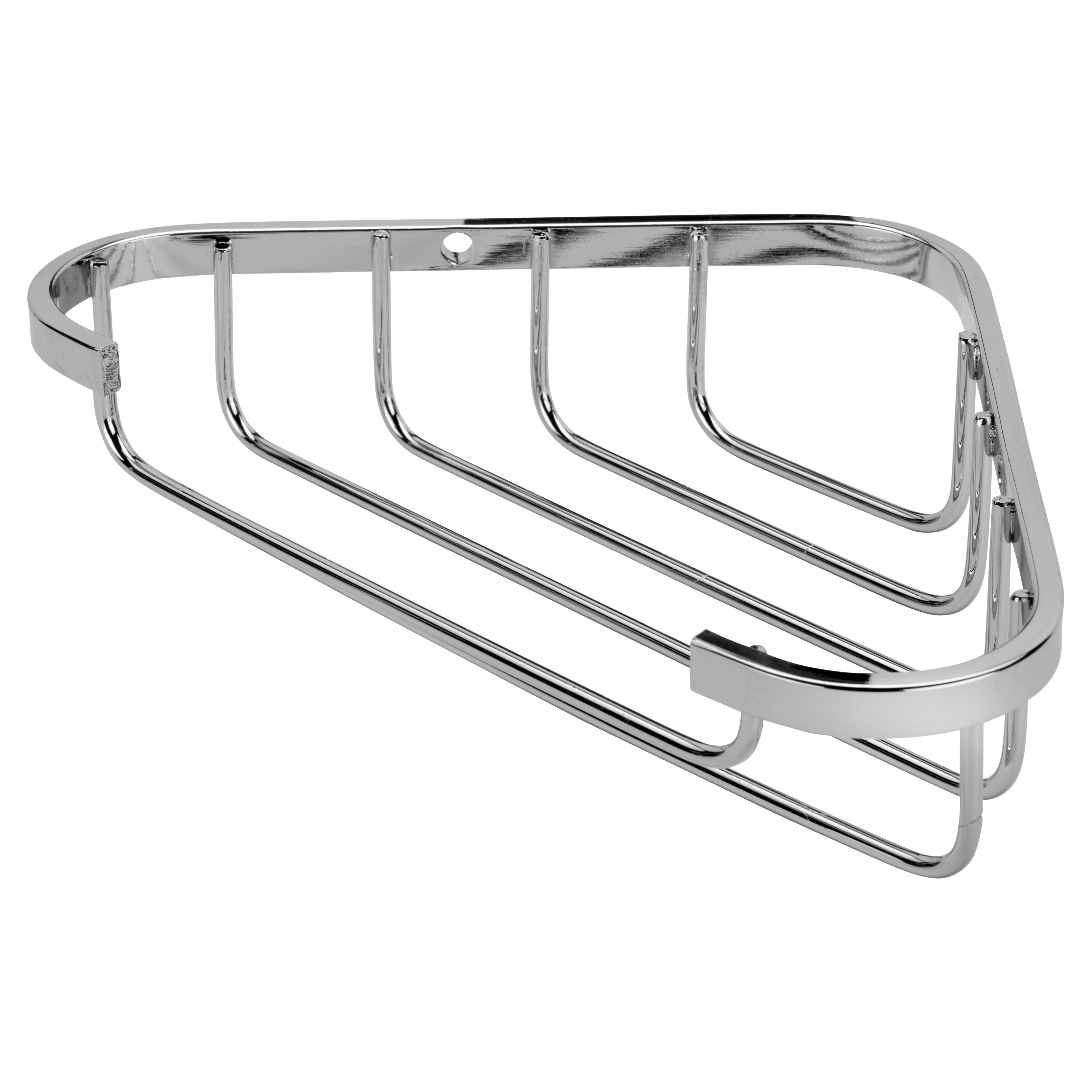Wirework Small Corner Shower Soap Dish Basket - 40 x 195 x 120mm - Stainless Steel - view 4