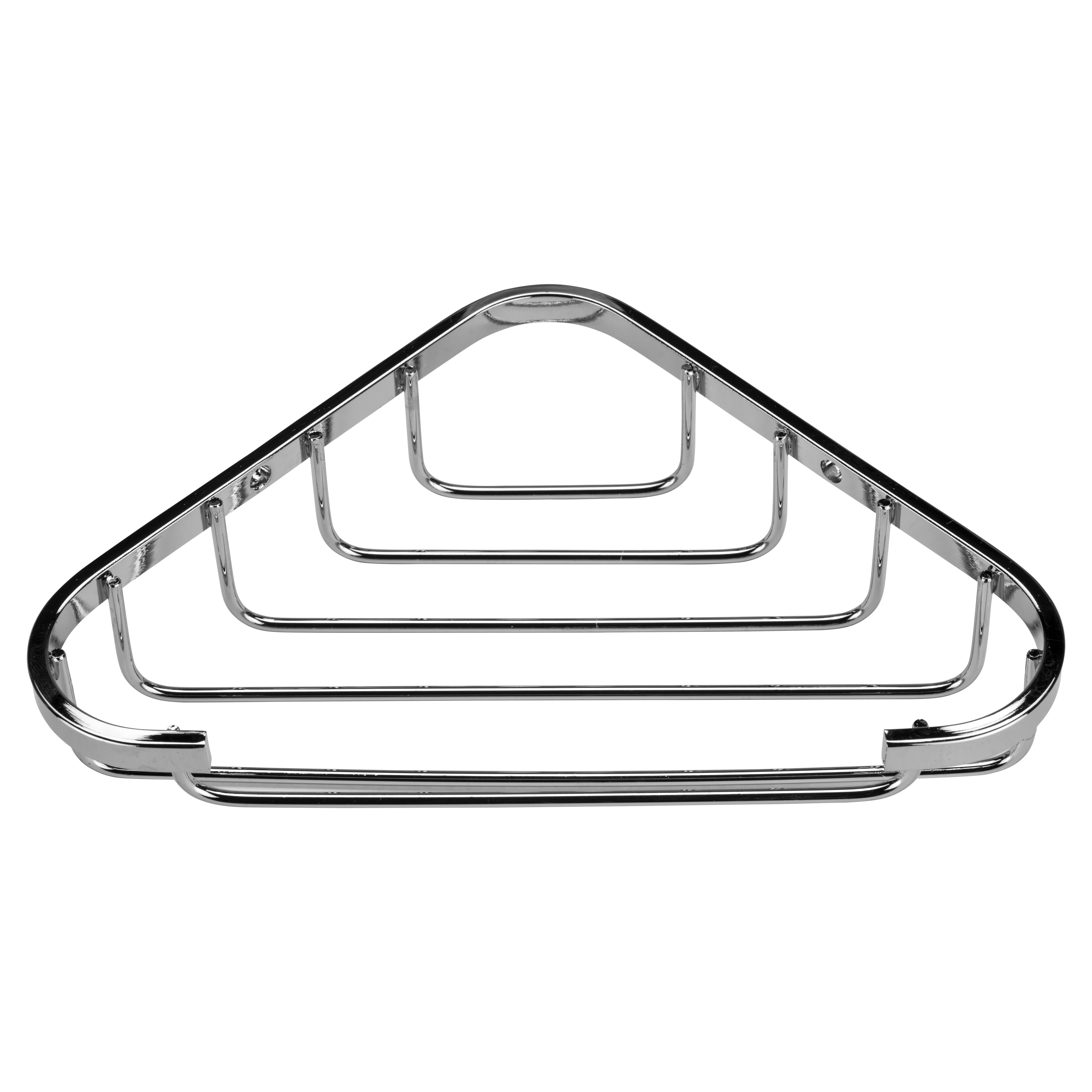 Wirework Small Corner Shower Soap Dish Basket - 40 x 195 x 120mm - Stainless Steel - view 5
