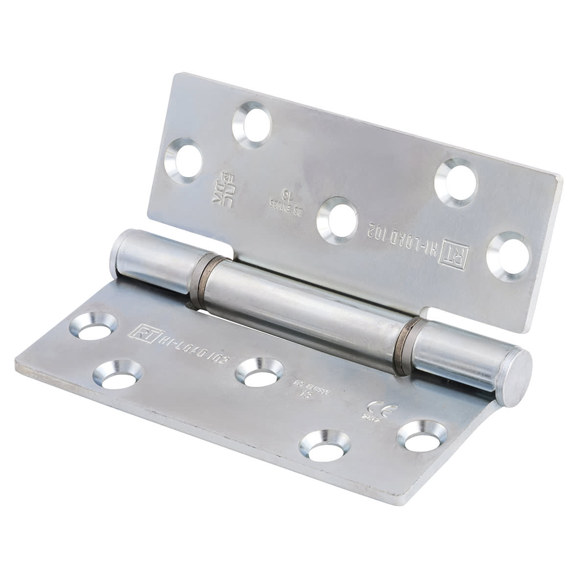(H102) Hi-Load Grade 13 Butt Fire Door Hinge - 100 x 88 x 3mm - Zinc Plated - view 3