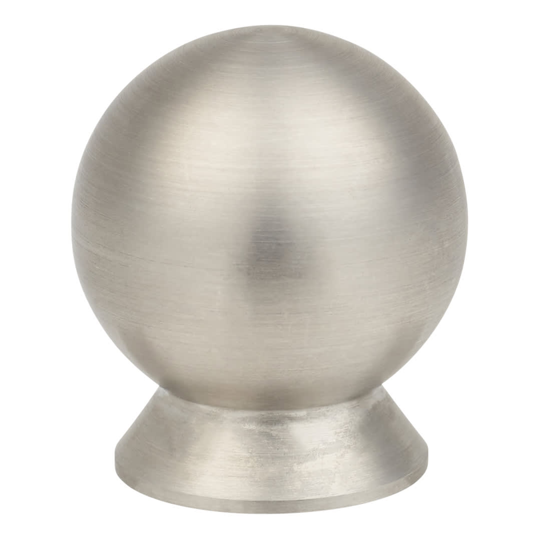 Turned Ball Cabinet Knob - 30mm Diameter - Satin Stainless Steel - view 3