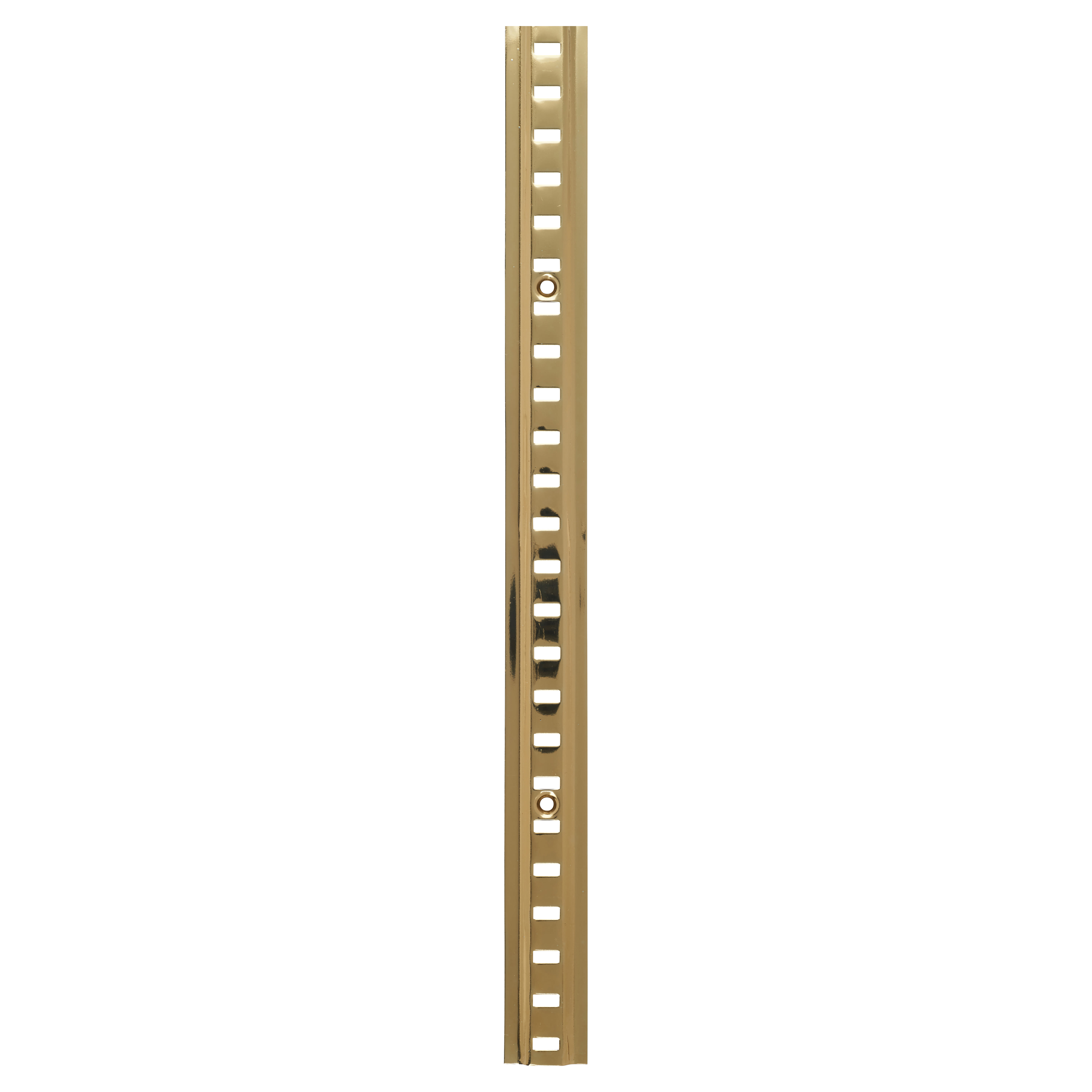 Raised Bookcase Strip - 1829 x 24mm - Electro Brass Plated - view 2