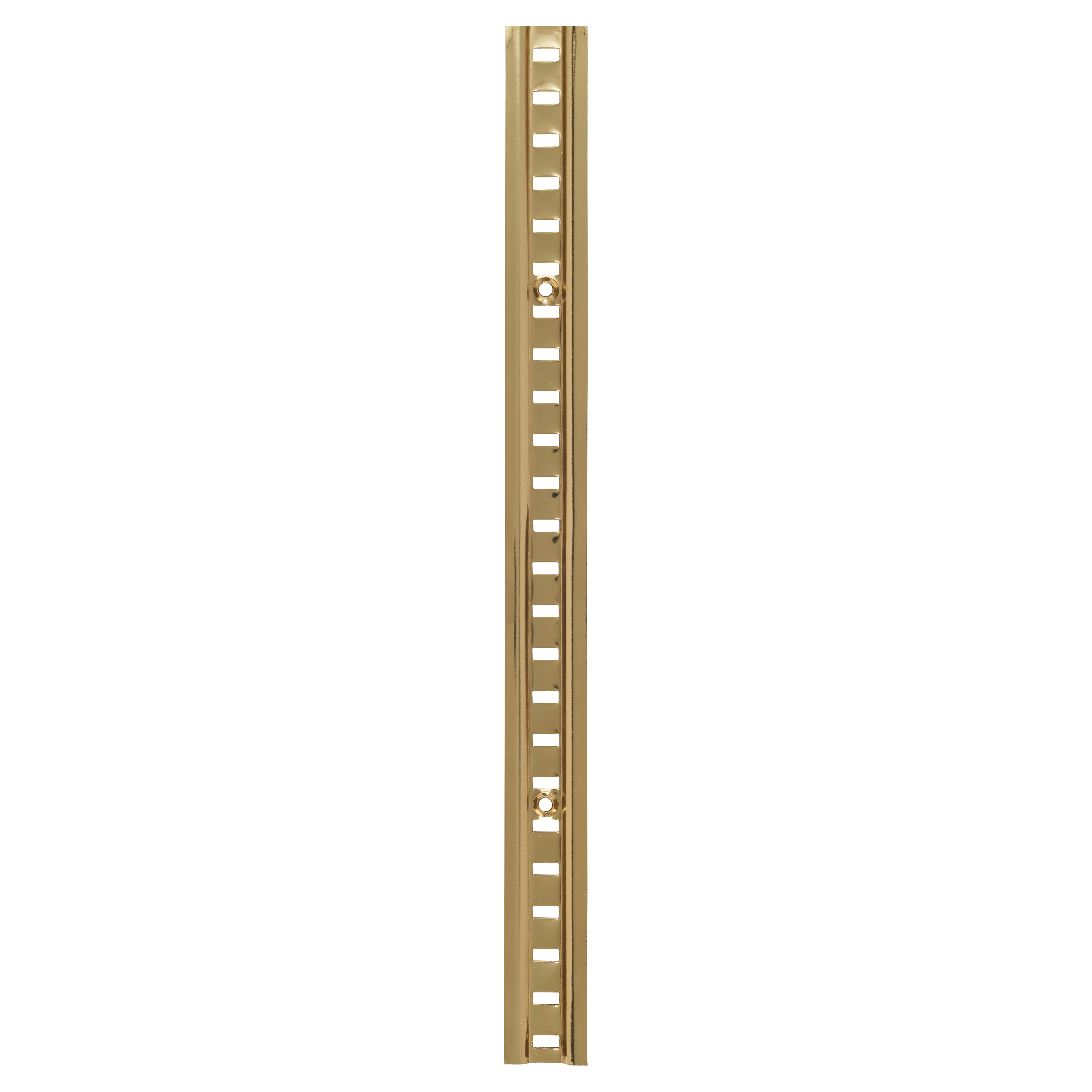 Raised Bookcase Strip - 1829 x 24mm - Electro Brass Plated - view 5