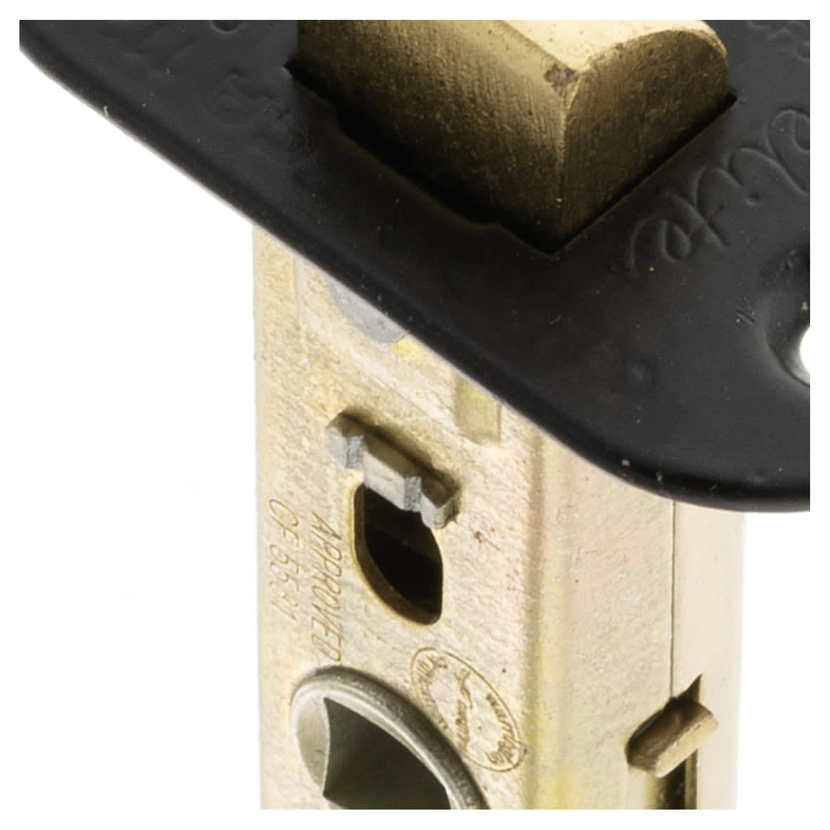 Fire-Rated Tubular Latch - 63mm Case - 45mm Backset - Radius - Matt Black - view 4