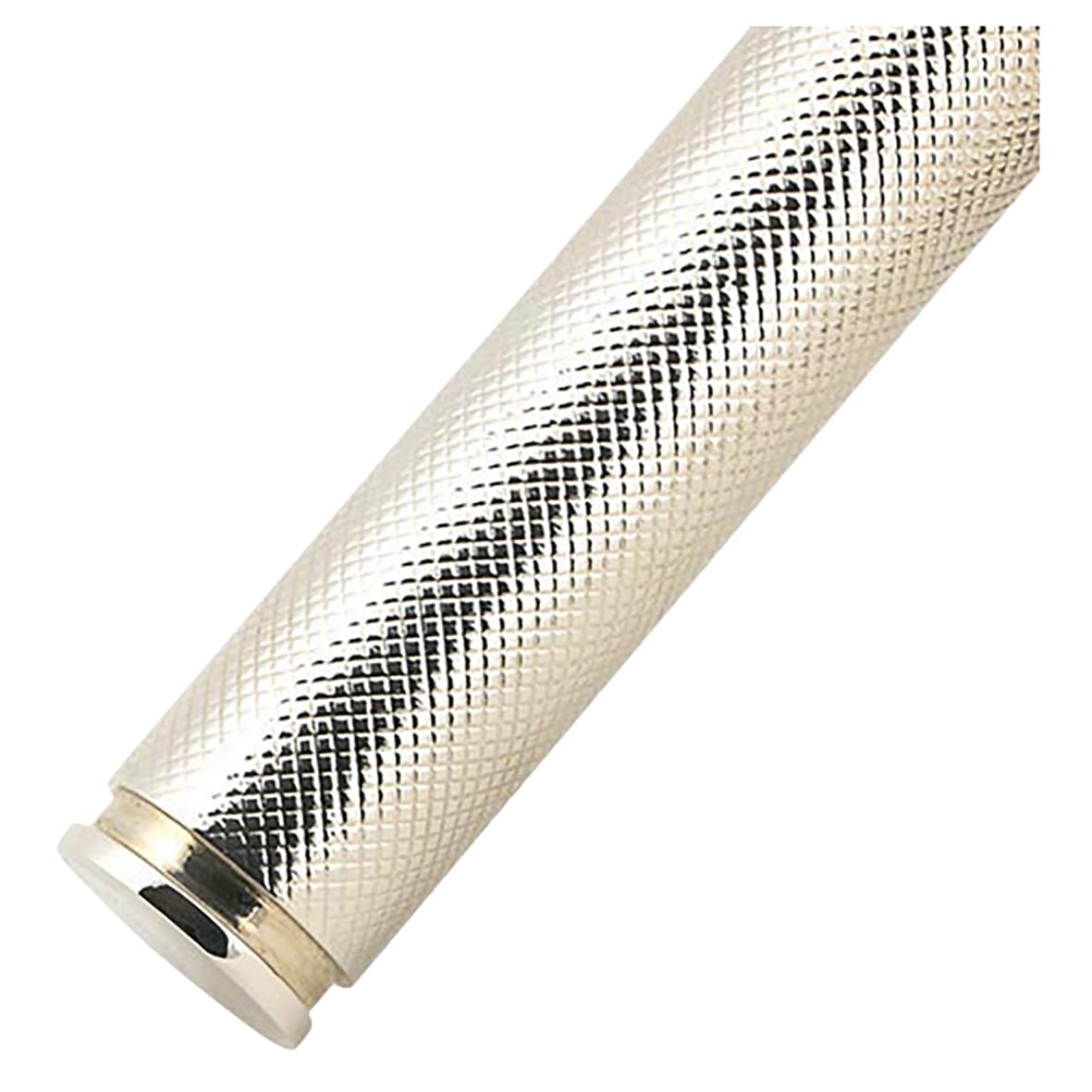 Polished Nickel uPVC Slimline Knurled Multipoint Door Handles - 92mm c/c - Brompton Range - view 3