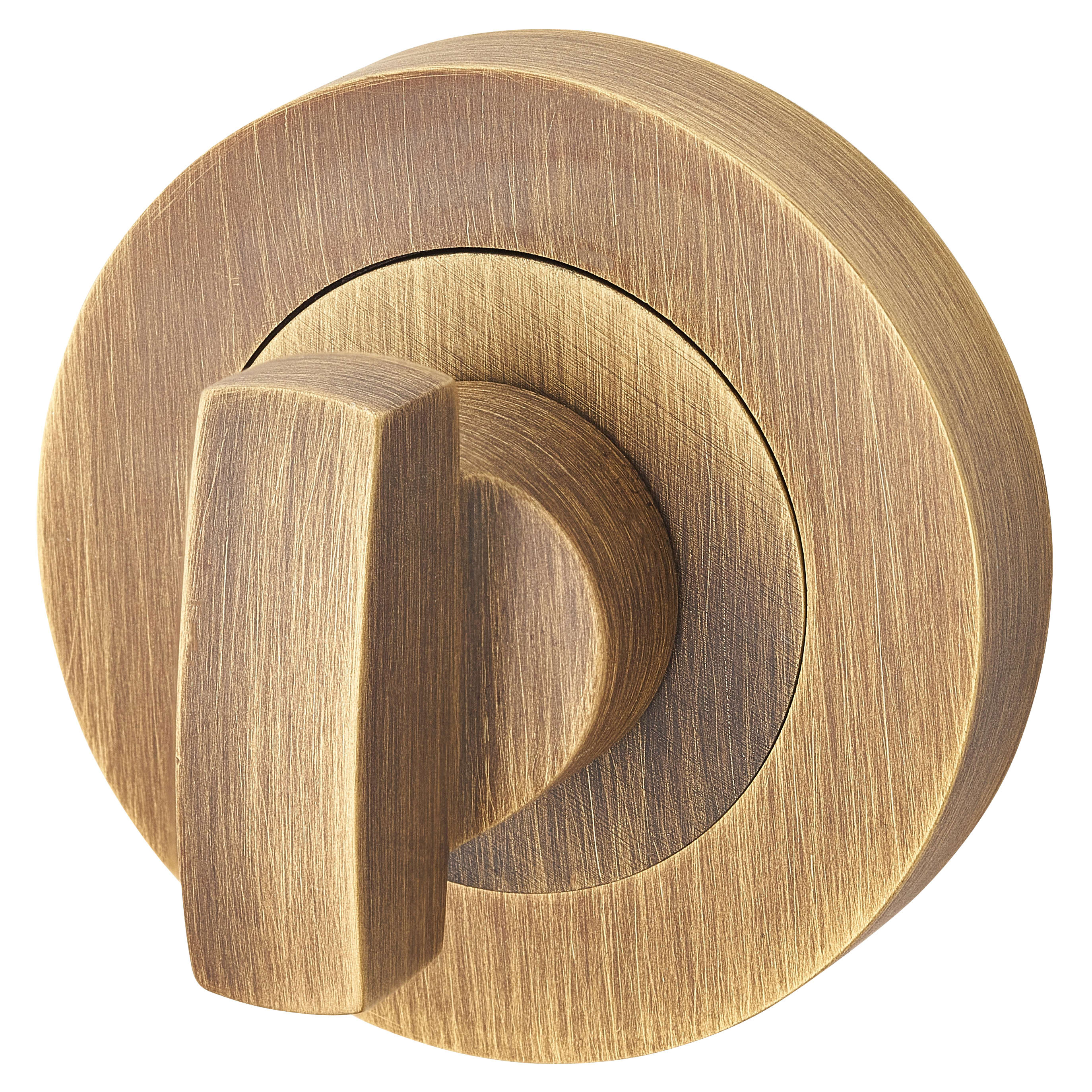 Brass Varese Bathroom Turn & Release - 50mm Diameter - Antique Brass - view 3