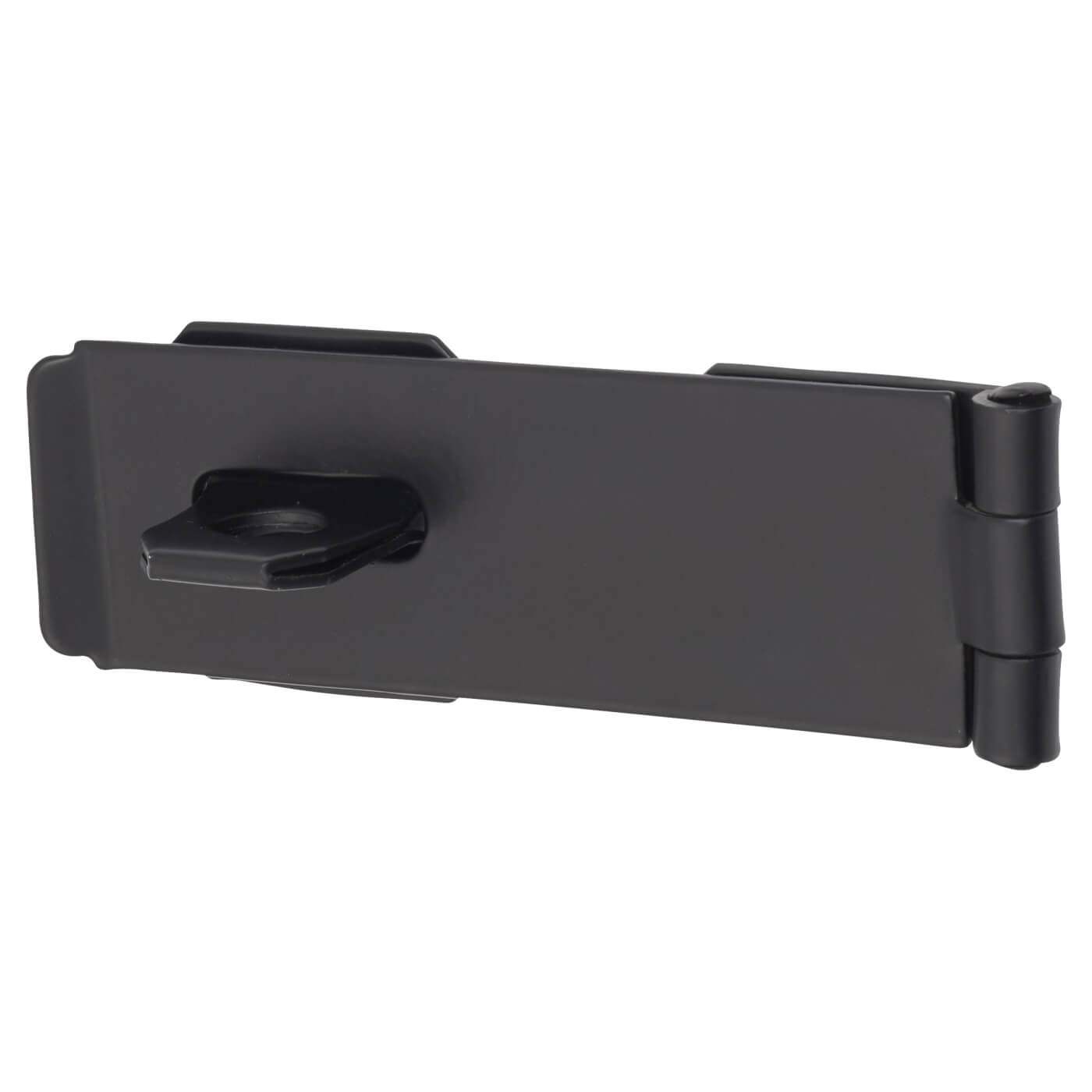 Light Duty Safety Hasp & Staple - 115mm Length - Black - view 2