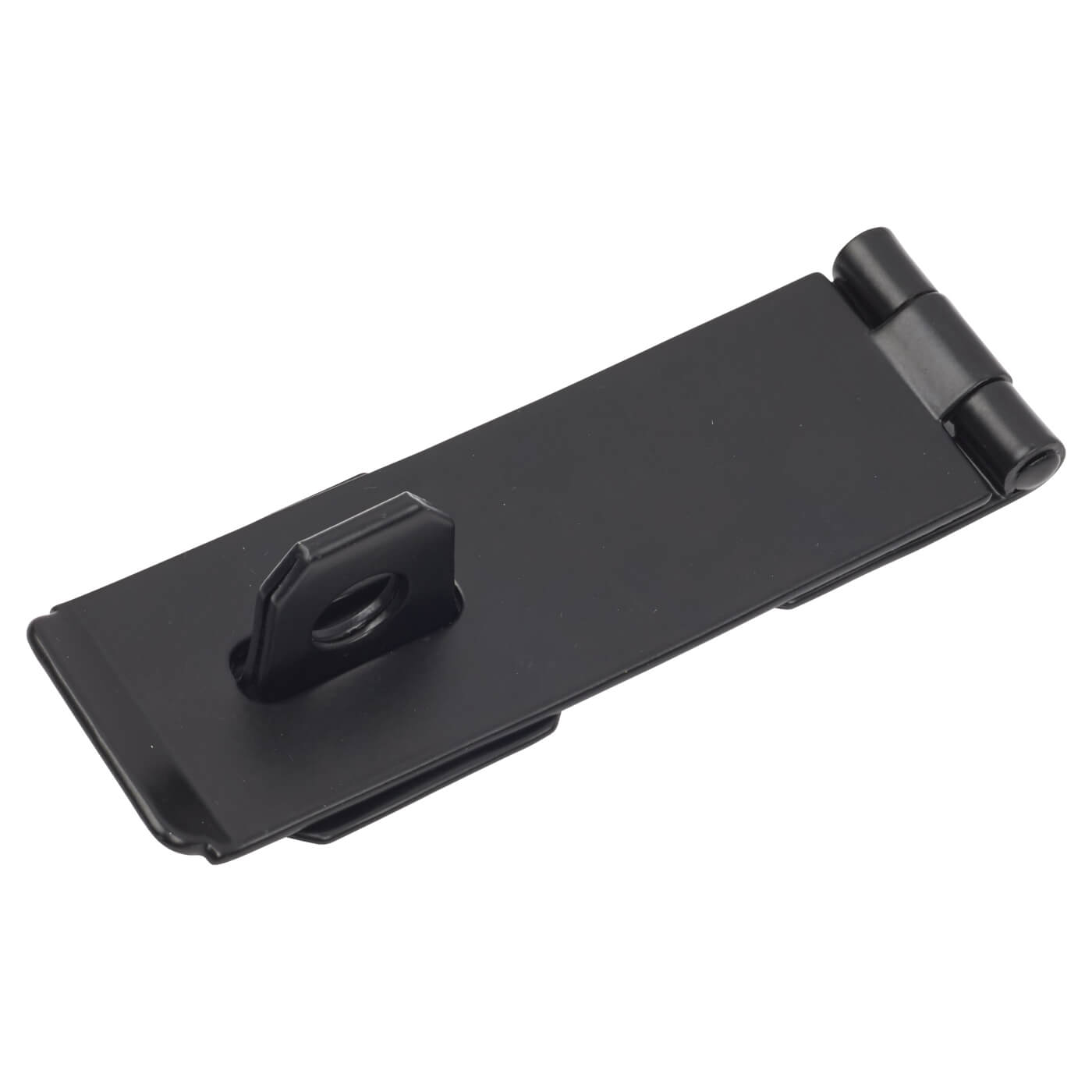 Light Duty Safety Hasp & Staple - 115mm Length - Black - view 4