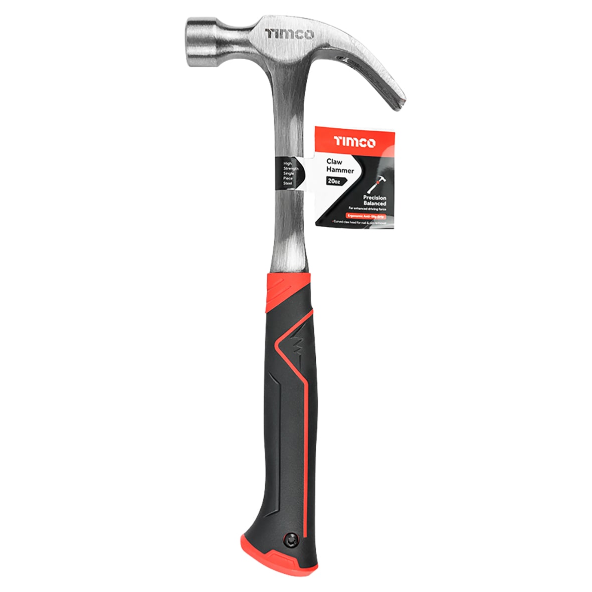 One-Piece Curved Claw Hammer - 20oz - view 2