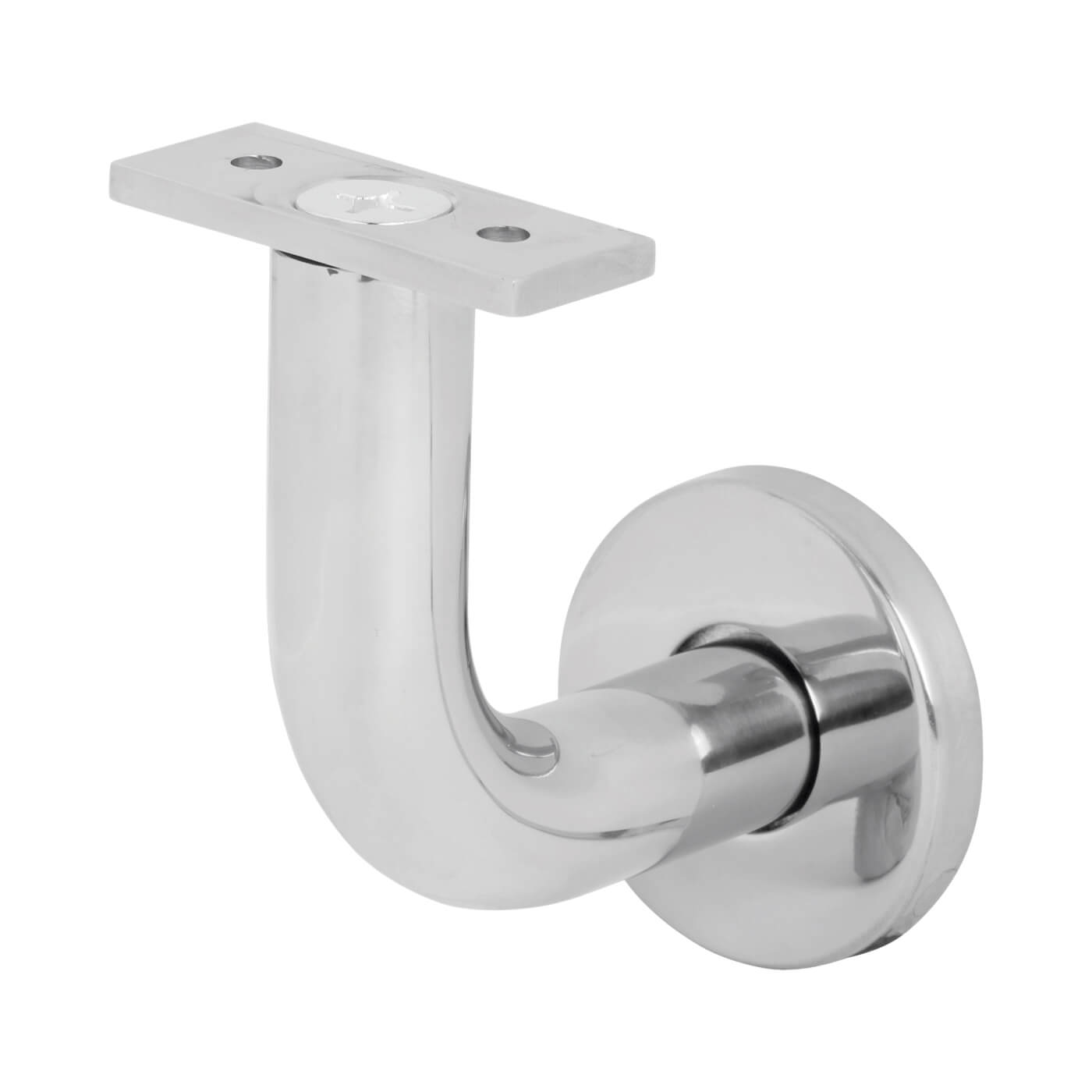 Handrail Bracket - 70mm Projection - Polished Stainless Steel - view 2
