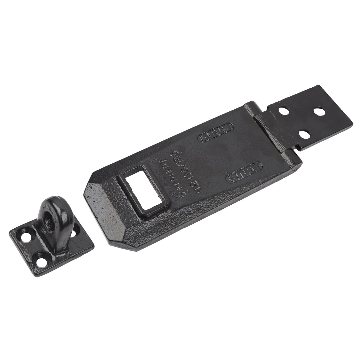Series 130 High Security Hasp & Staple - 180 x 78mm - Black - view 3