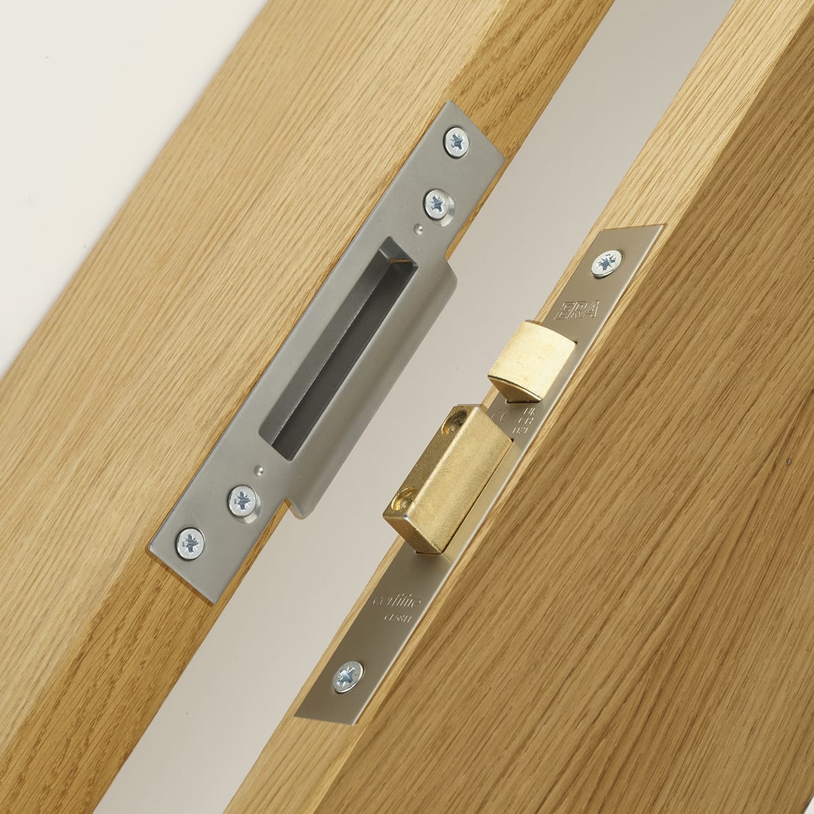 Viscount Bolt Through Euro Profile Sashlock - 64mm Case - 44mm Backset - Satin Chrome - view 4