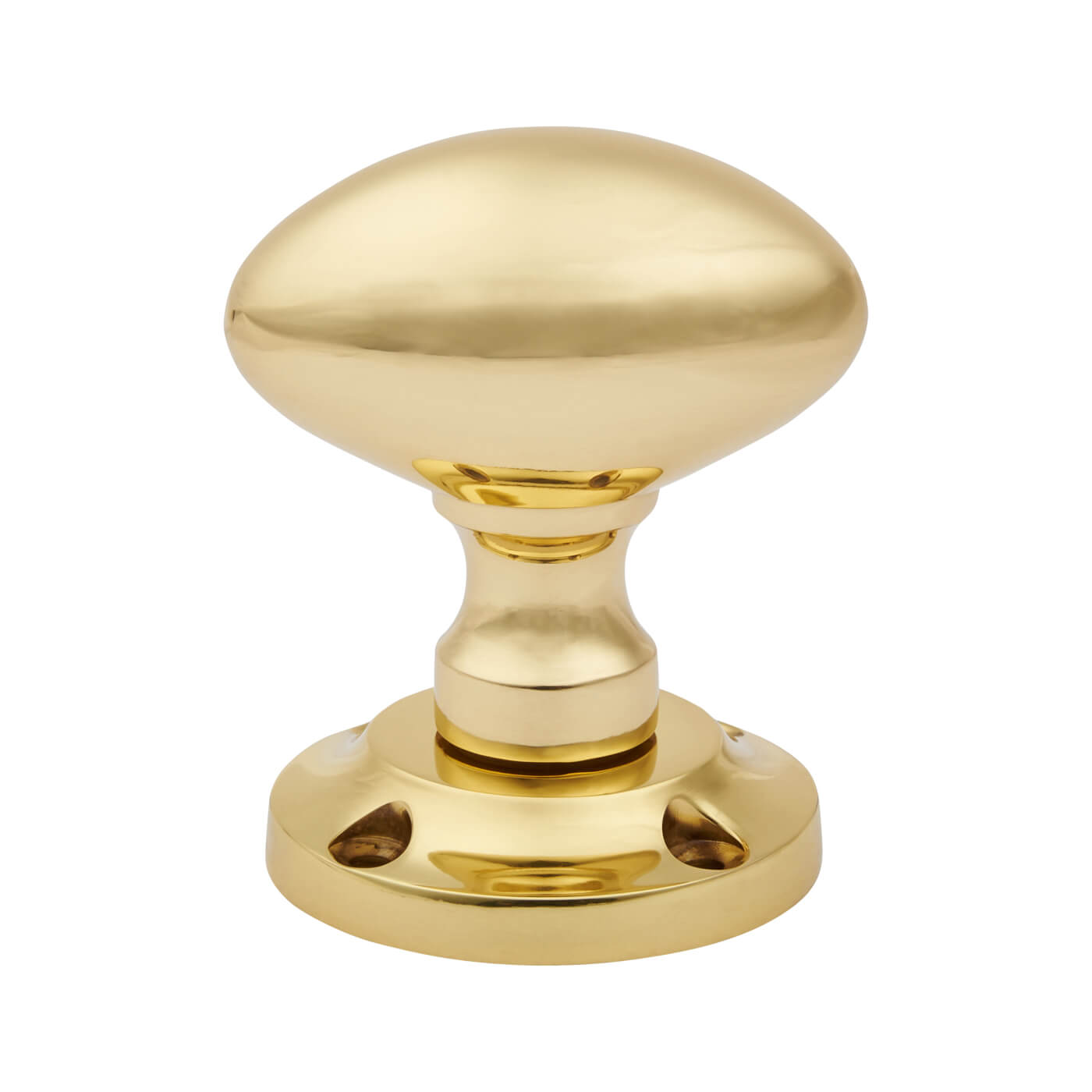 Marcus Polished Brass Mortice Door Knob - 56mm Rose Diameter - Suffolk Range - view 3
