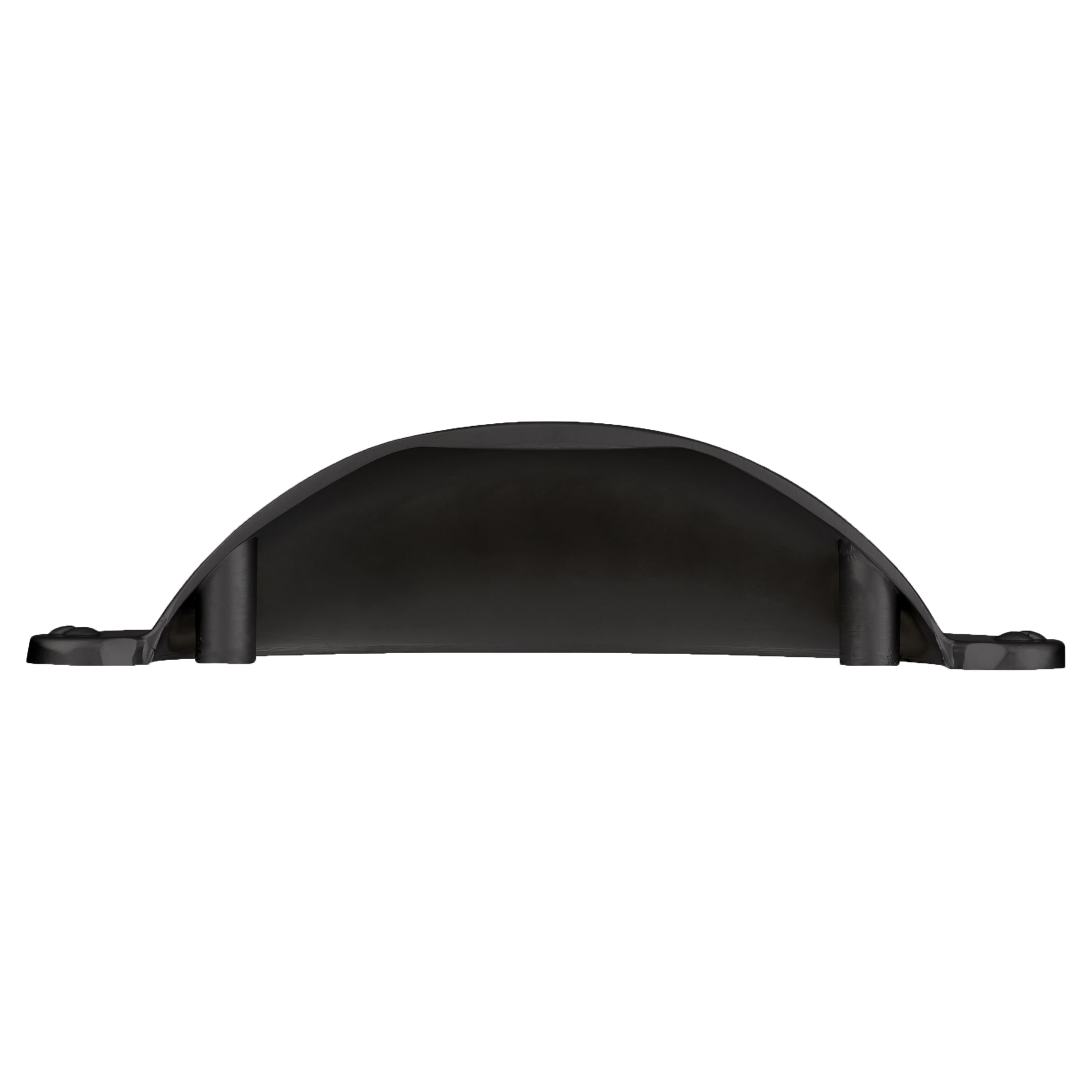 Chest Drawer Cabinet Cup Handle - 64mm Centres - Matt Black - view 3