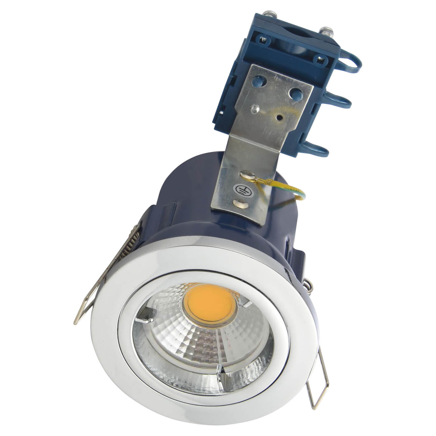 Forum Electralite Yate 50W IP20 Fire Rated LED Fixed Downlight - Chrome - view 2