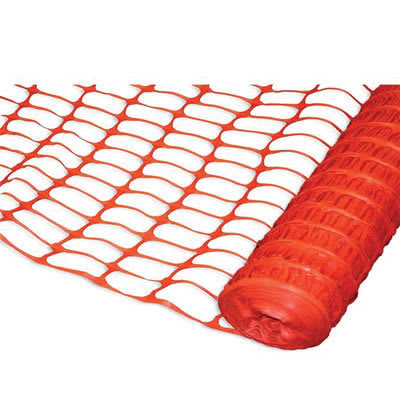 Light Duty Webbed Barrier Fencing Mesh - 1m x 50m - Orange - view 2